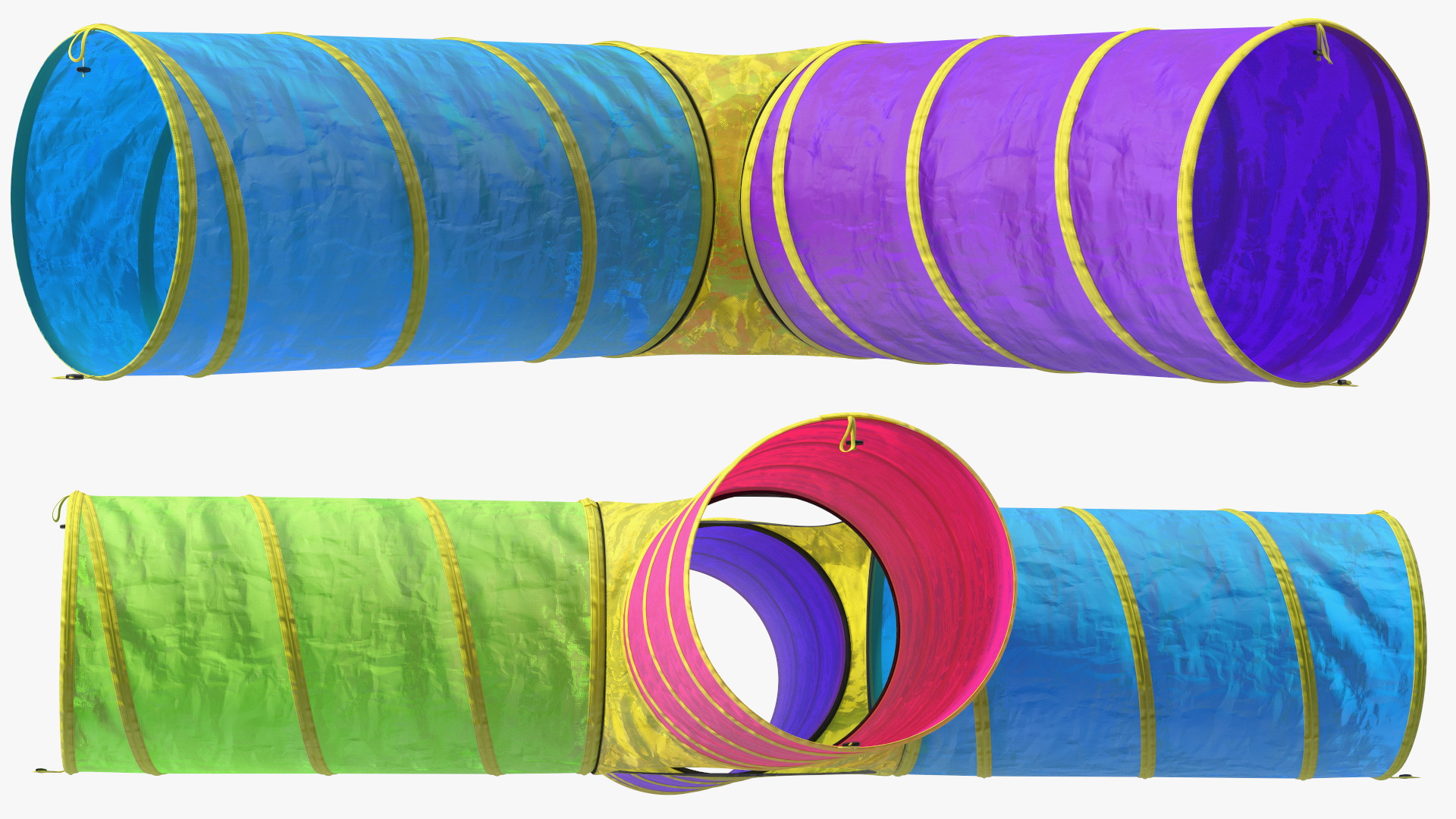 3D Foldable Cross Play Tunnel