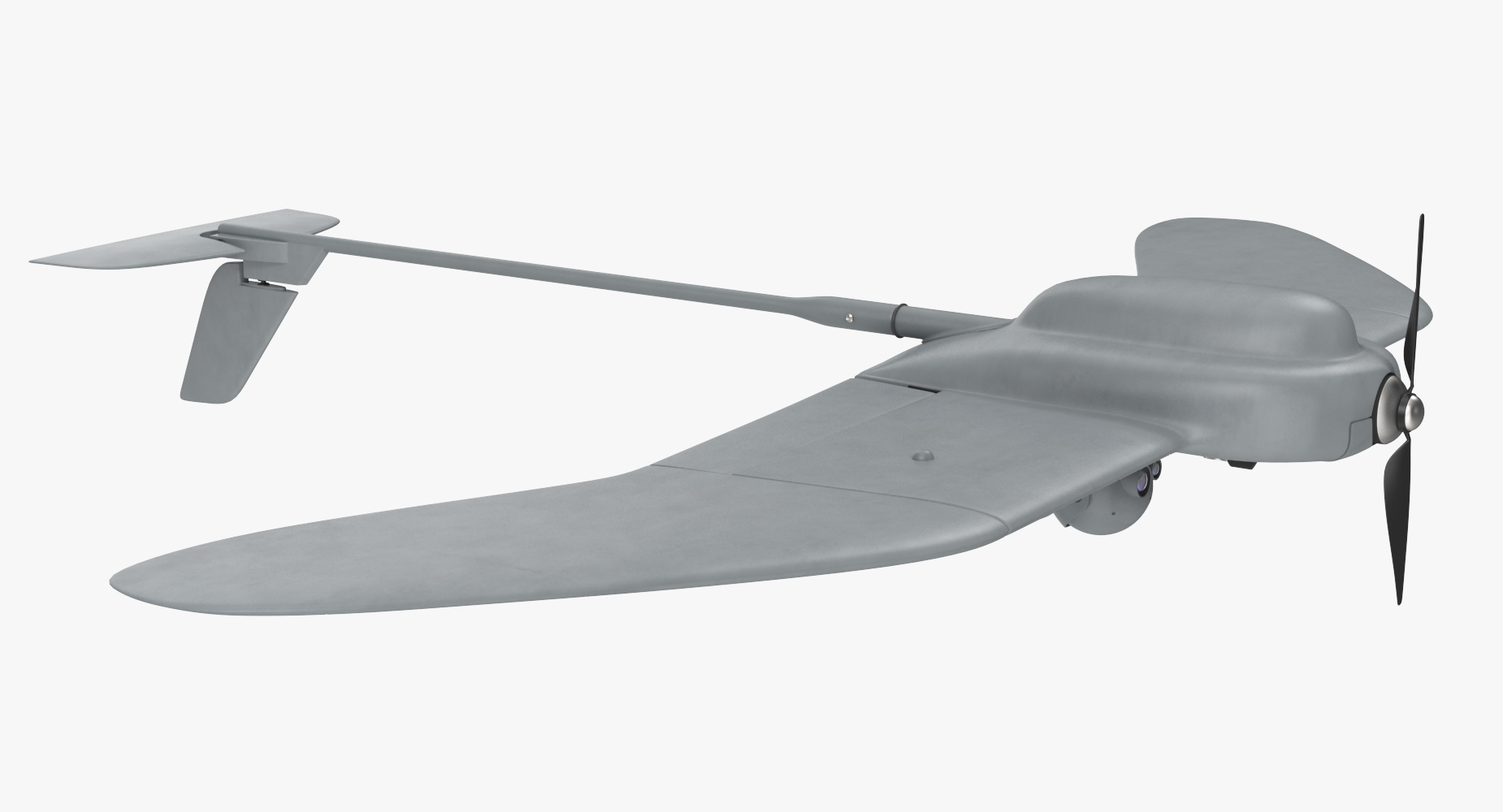 3D model Remote Controlled UAV Wasp AE UAS Rigged