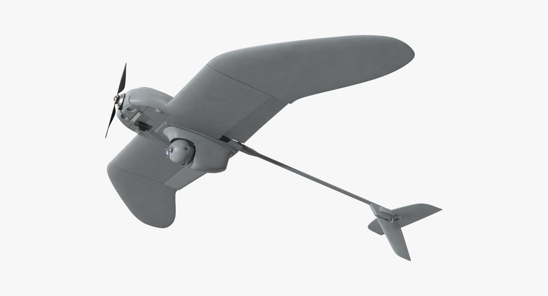 3D model Remote Controlled UAV Wasp AE UAS Rigged