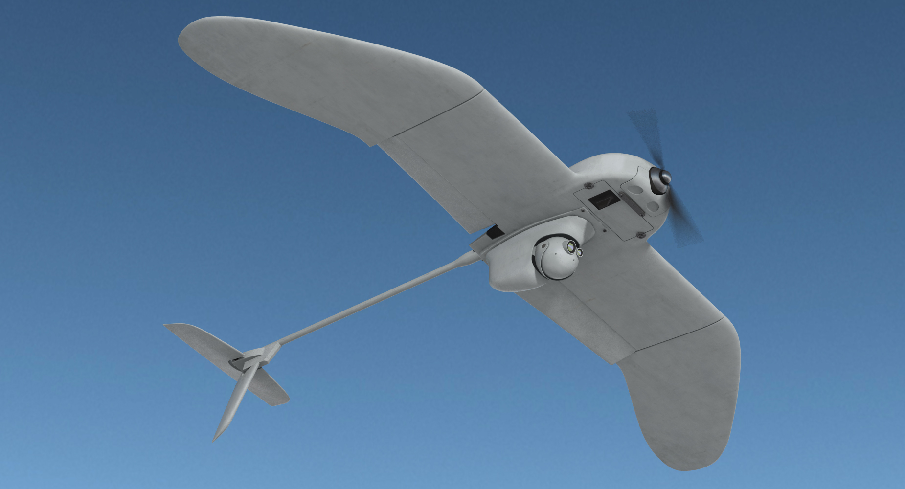3D model Remote Controlled UAV Wasp AE UAS Rigged