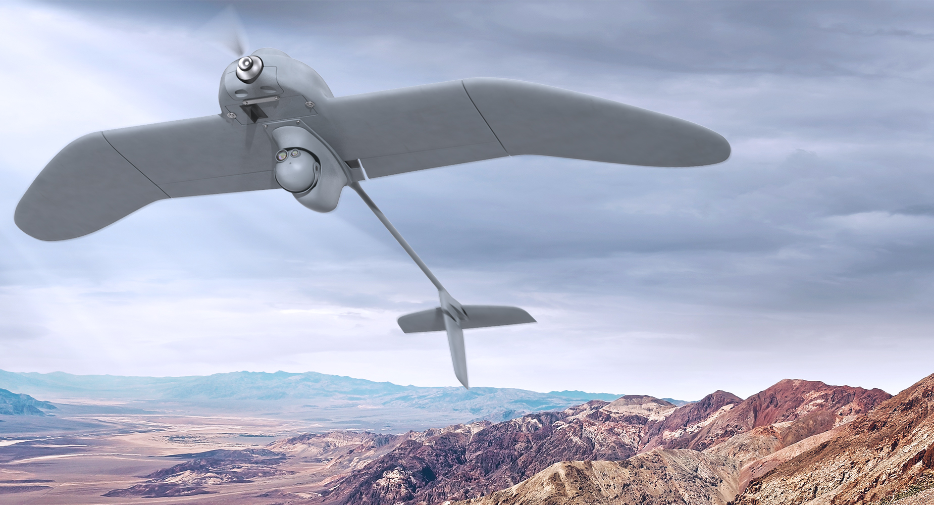 3D model Remote Controlled UAV Wasp AE UAS Rigged