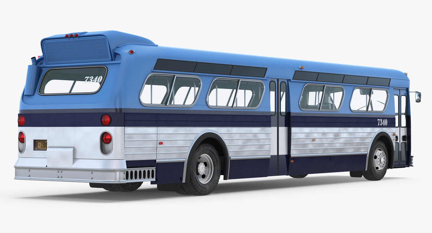 Transit Bus Flxible New Look Simple Interior 3D model
