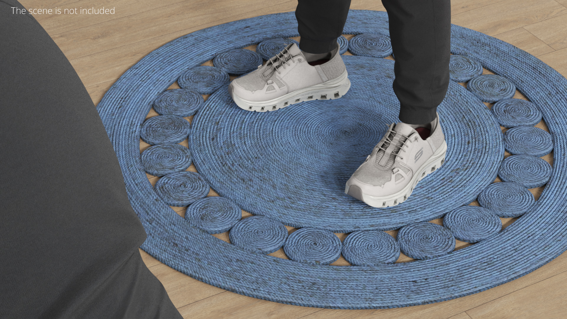 Rustic Rope Floor Covering Blue - view 3