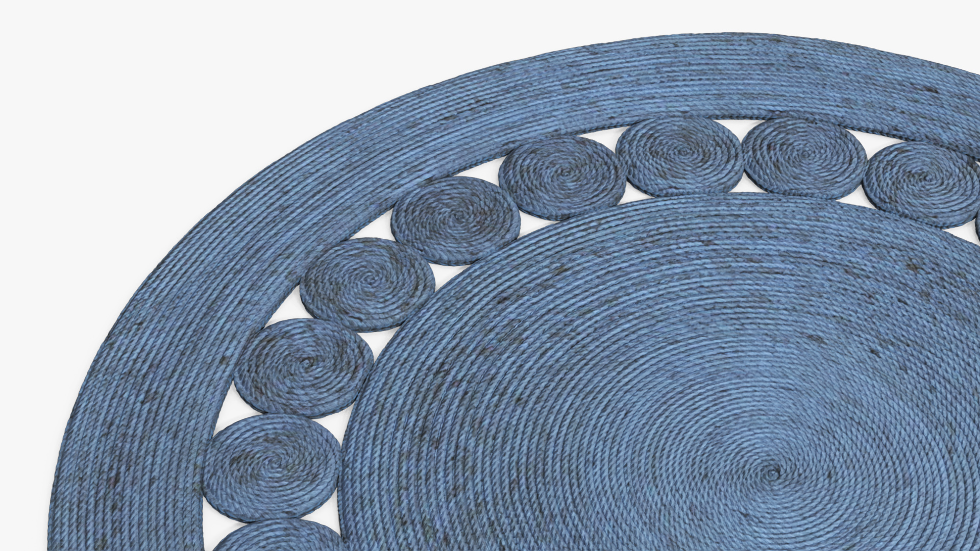 Rustic Rope Floor Covering Blue - view 5