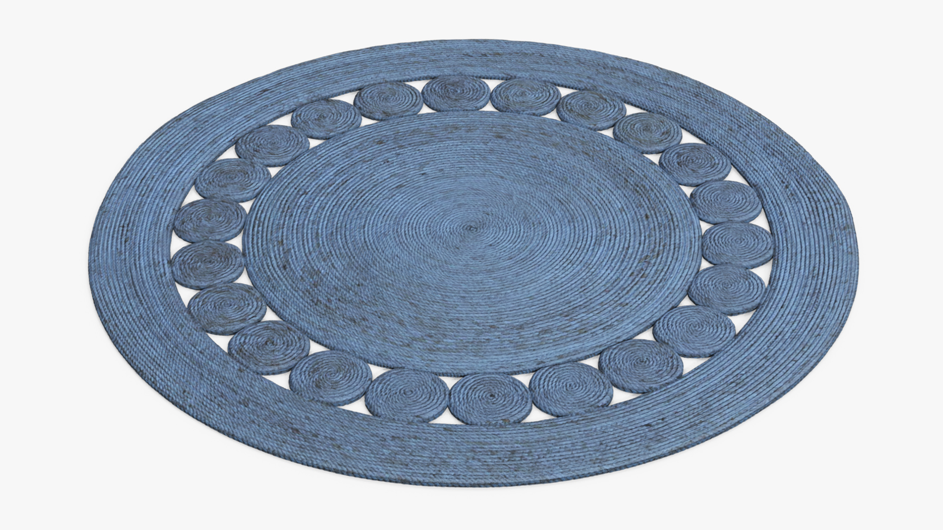 Rustic Rope Floor Covering Blue - view 2