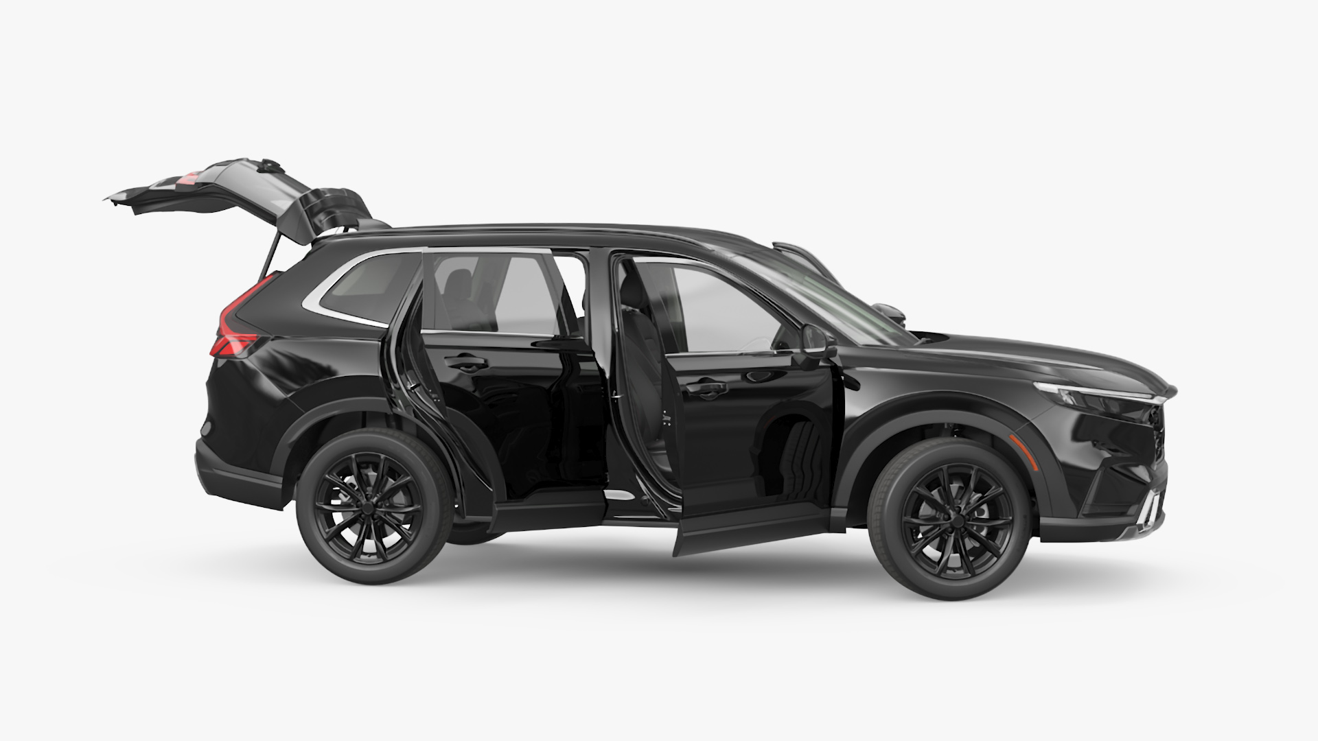 3D SUV 2025 Black Rigged
