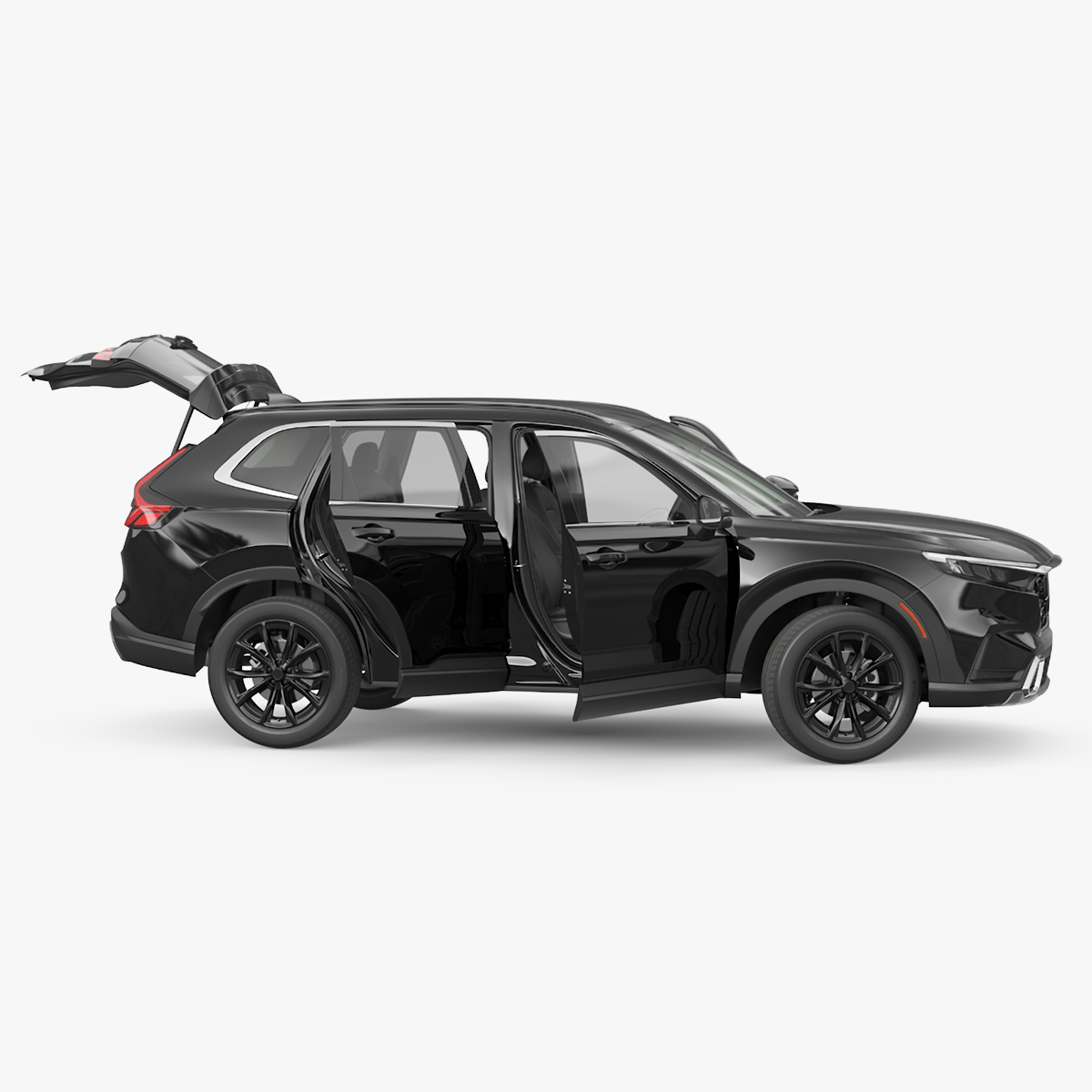 3D SUV 2025 Black Rigged