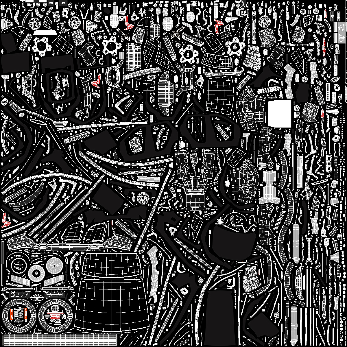 3D SUV 2025 Black Rigged