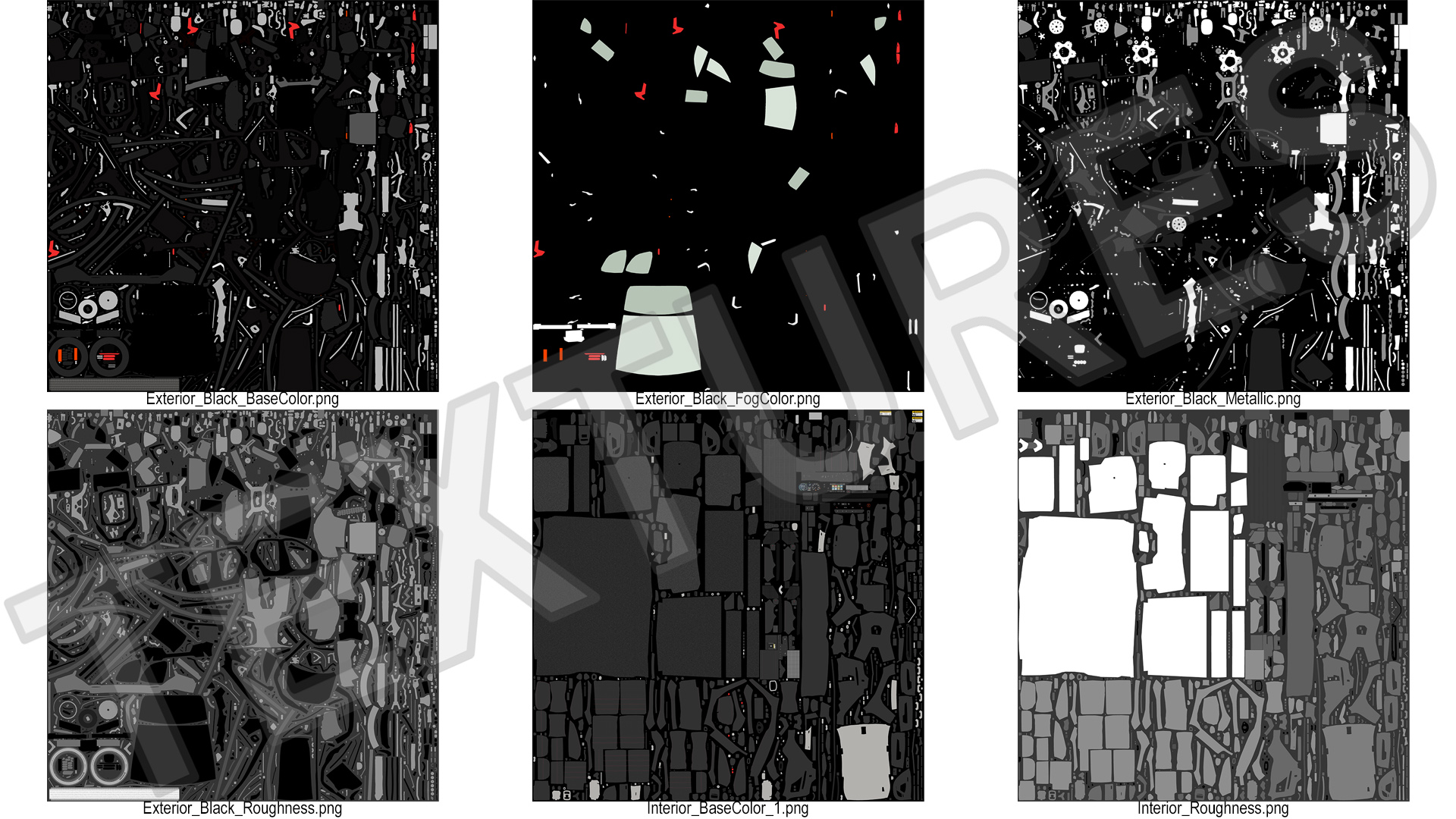 3D SUV 2025 Black Rigged