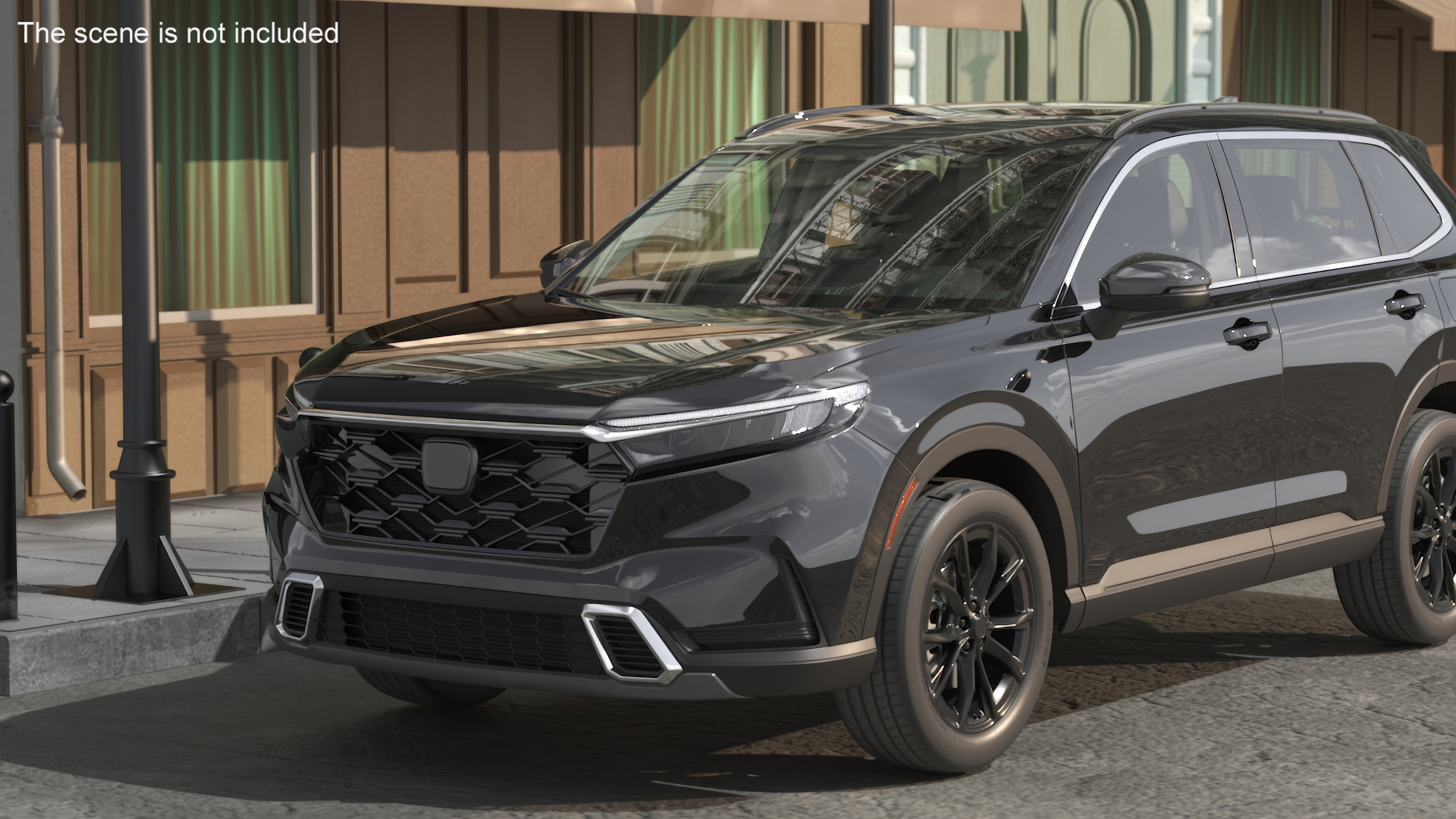 3D SUV 2025 Black Rigged