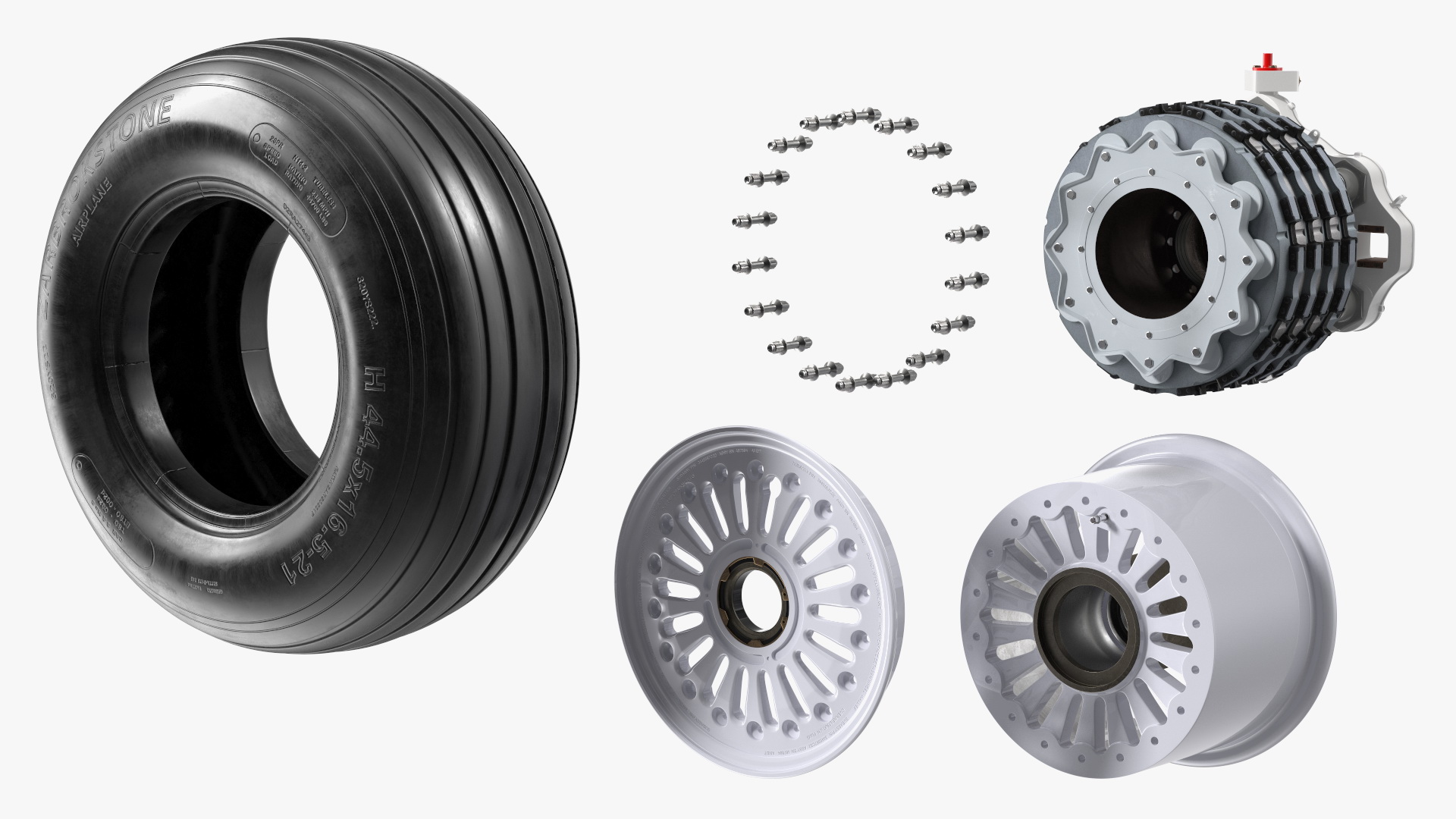3D model Boeing 737 Aircraft Wheel