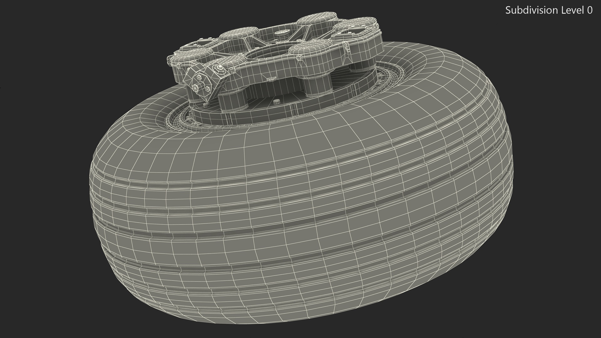 3D model Boeing 737 Aircraft Wheel