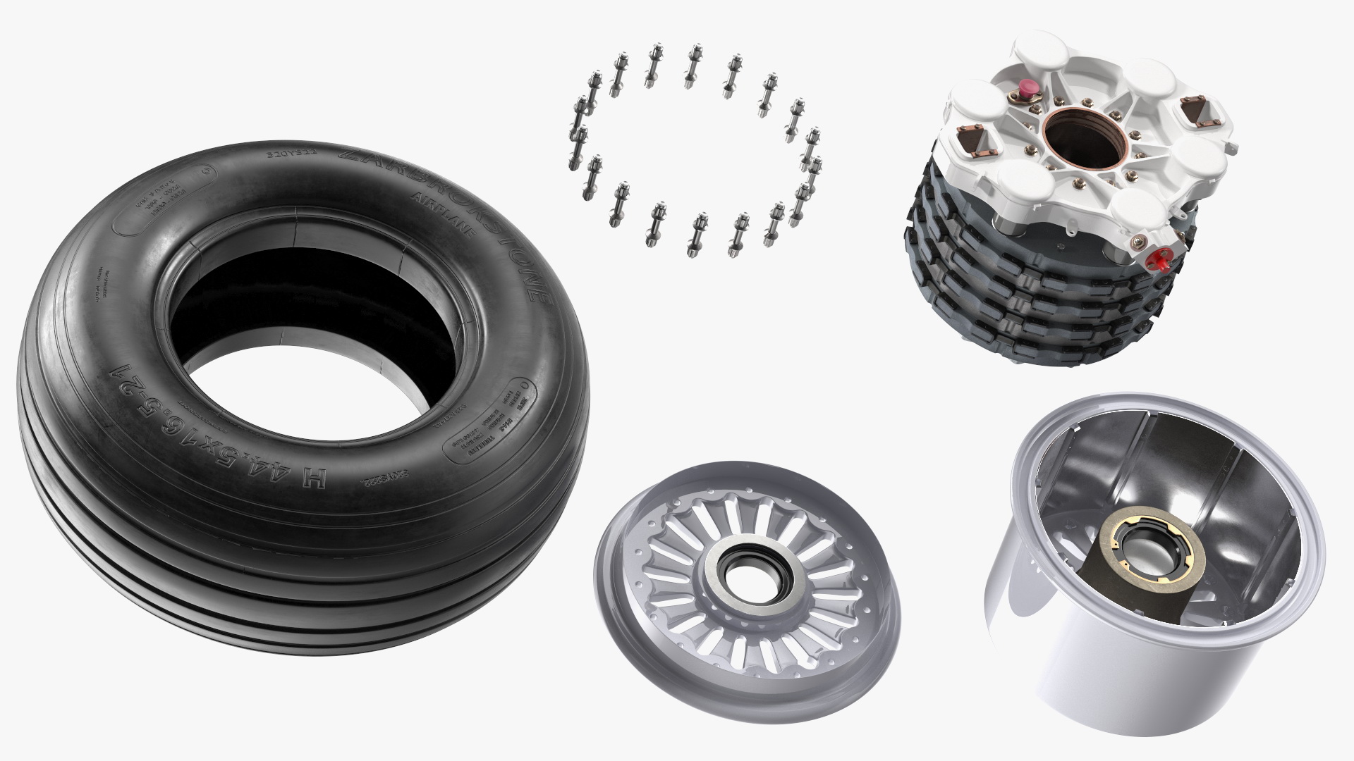 3D model Boeing 737 Aircraft Wheel