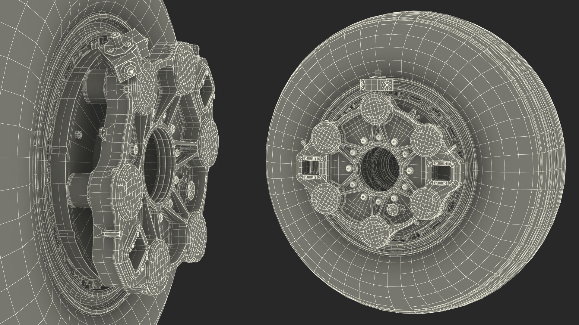 3D model Boeing 737 Aircraft Wheel