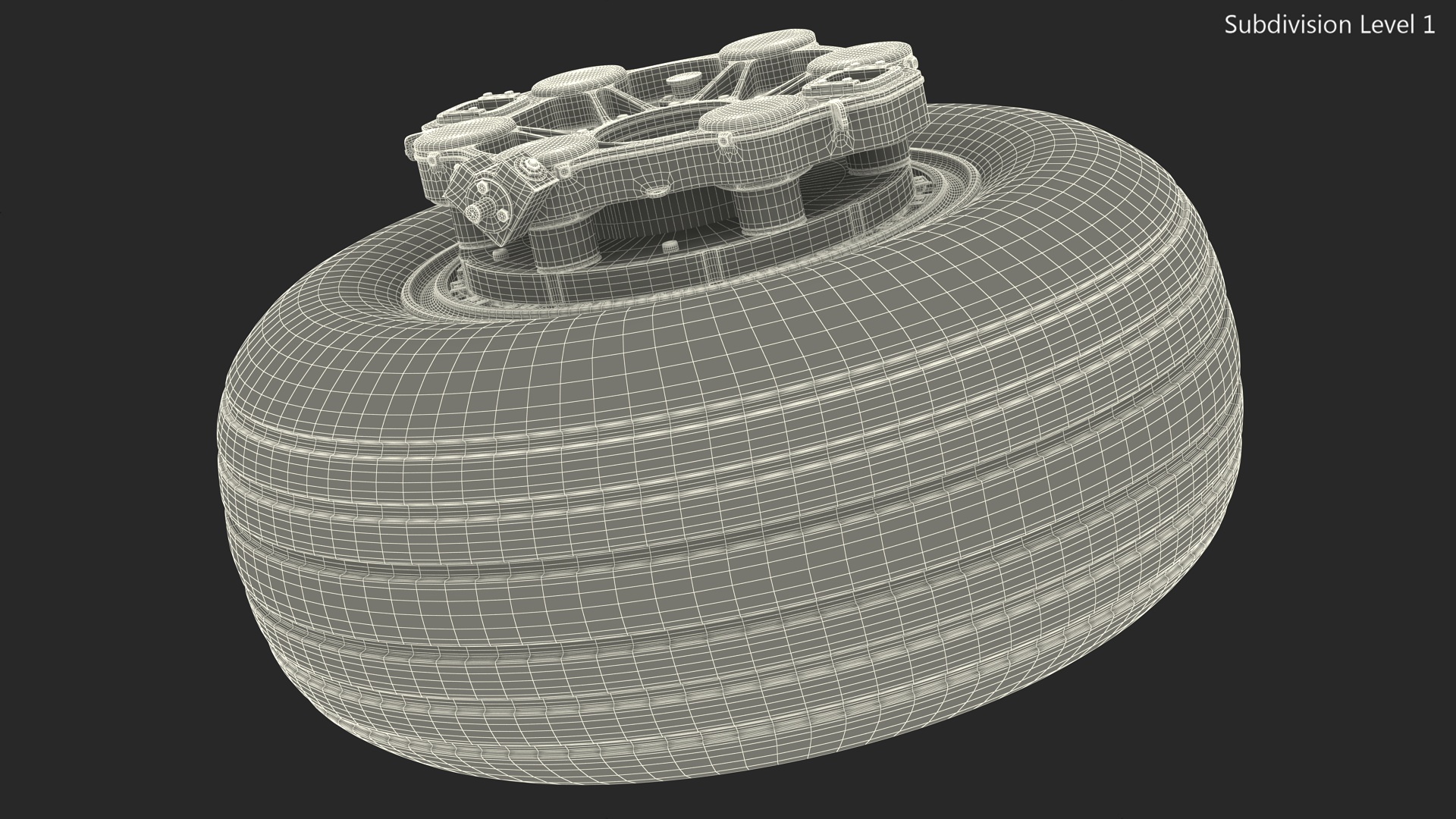 3D model Boeing 737 Aircraft Wheel
