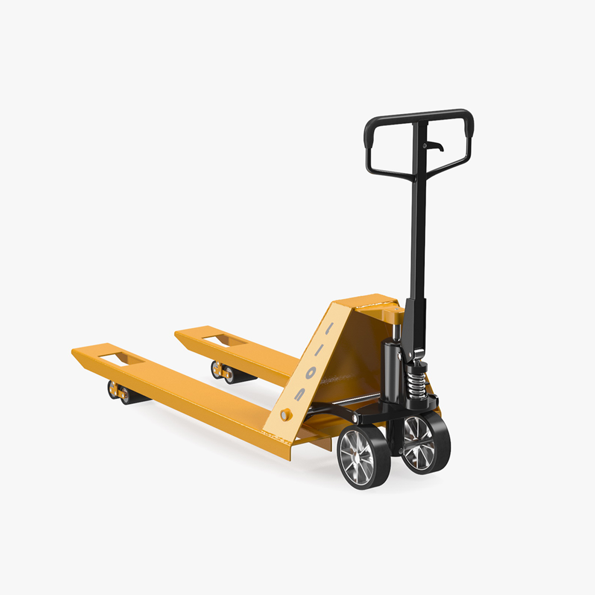 Industrial Standard Duty Pallet Jack Rigged for Maya 3D