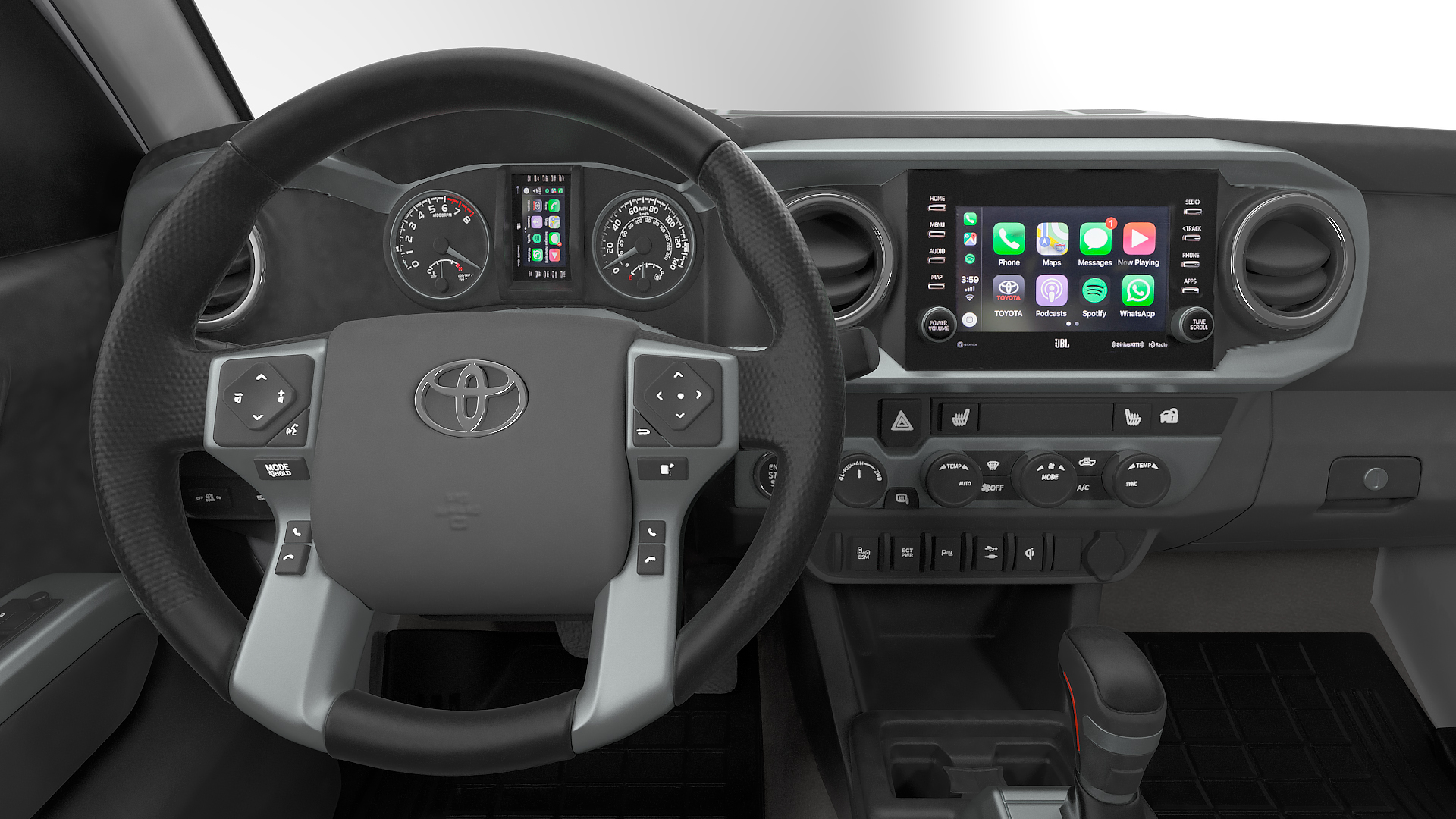 3D Toyota Tacoma TRD Pro Silver Sky Metallic 2021