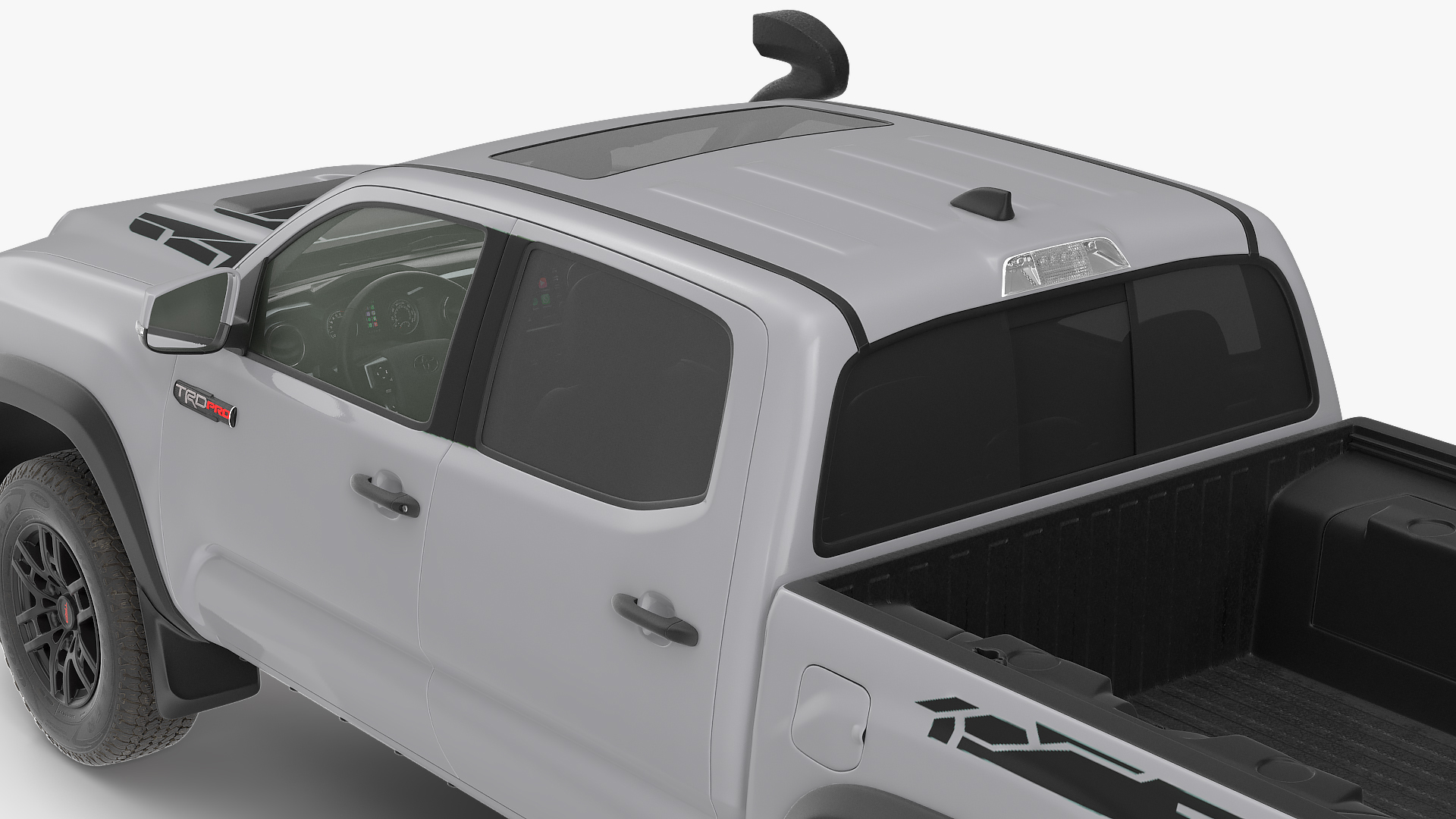 3D Toyota Tacoma TRD Pro Silver Sky Metallic 2021