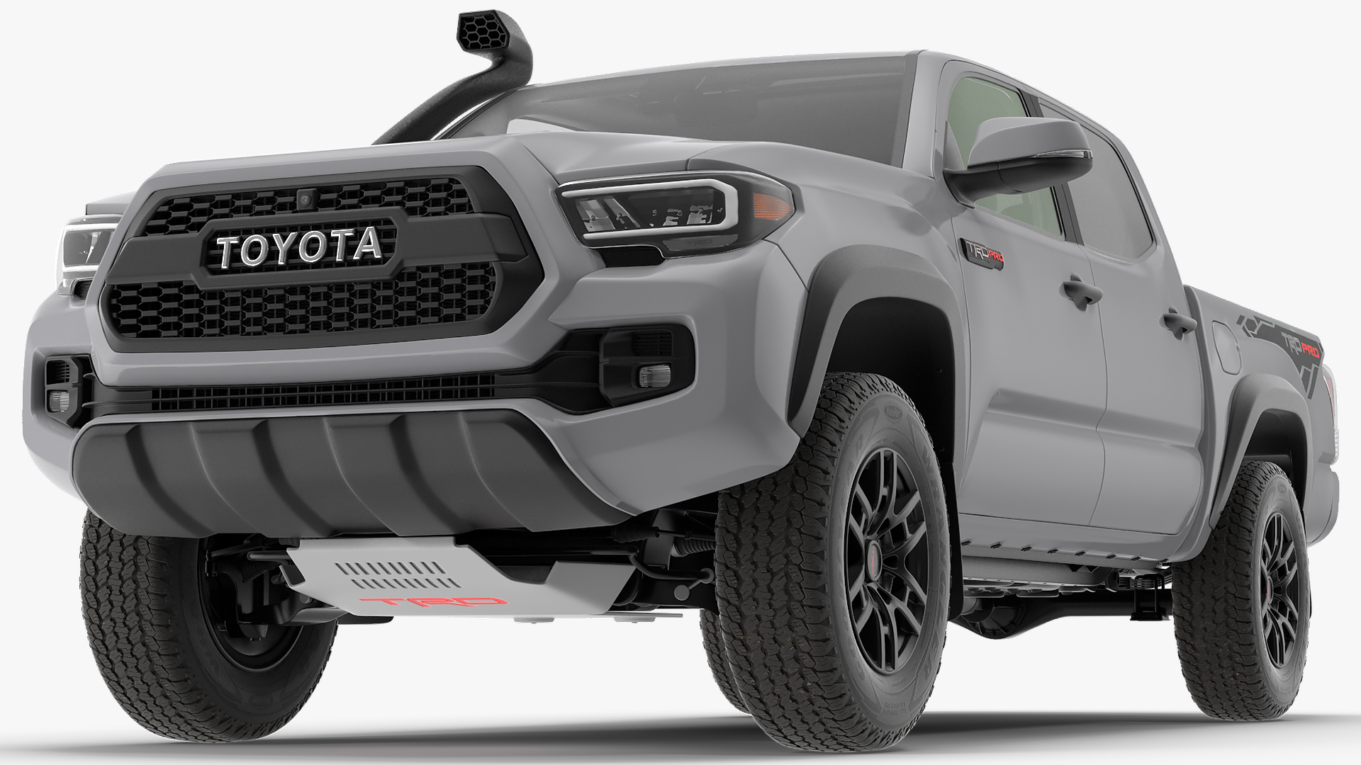 3D Toyota Tacoma TRD Pro Silver Sky Metallic 2021