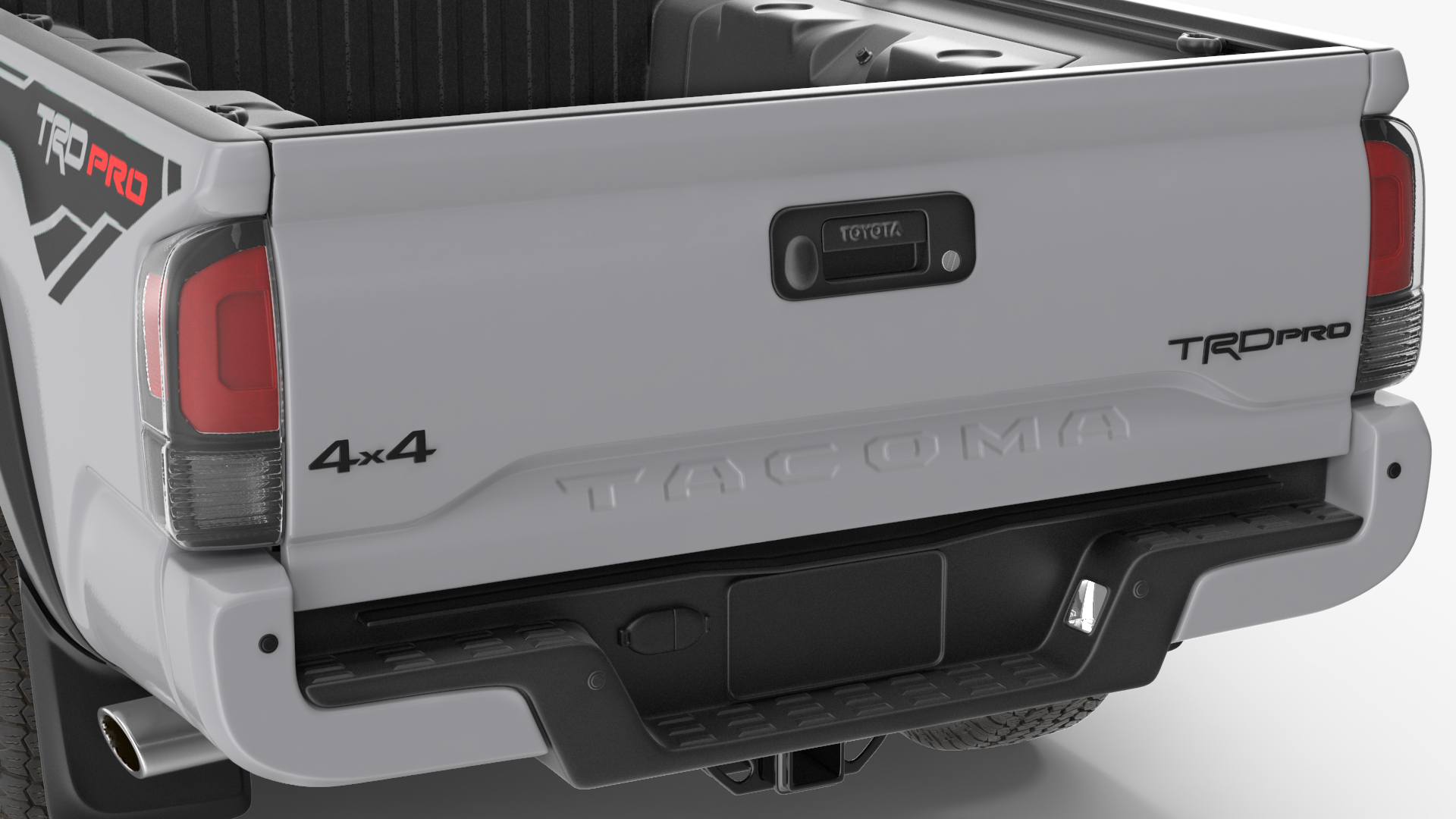 3D Toyota Tacoma TRD Pro Silver Sky Metallic 2021
