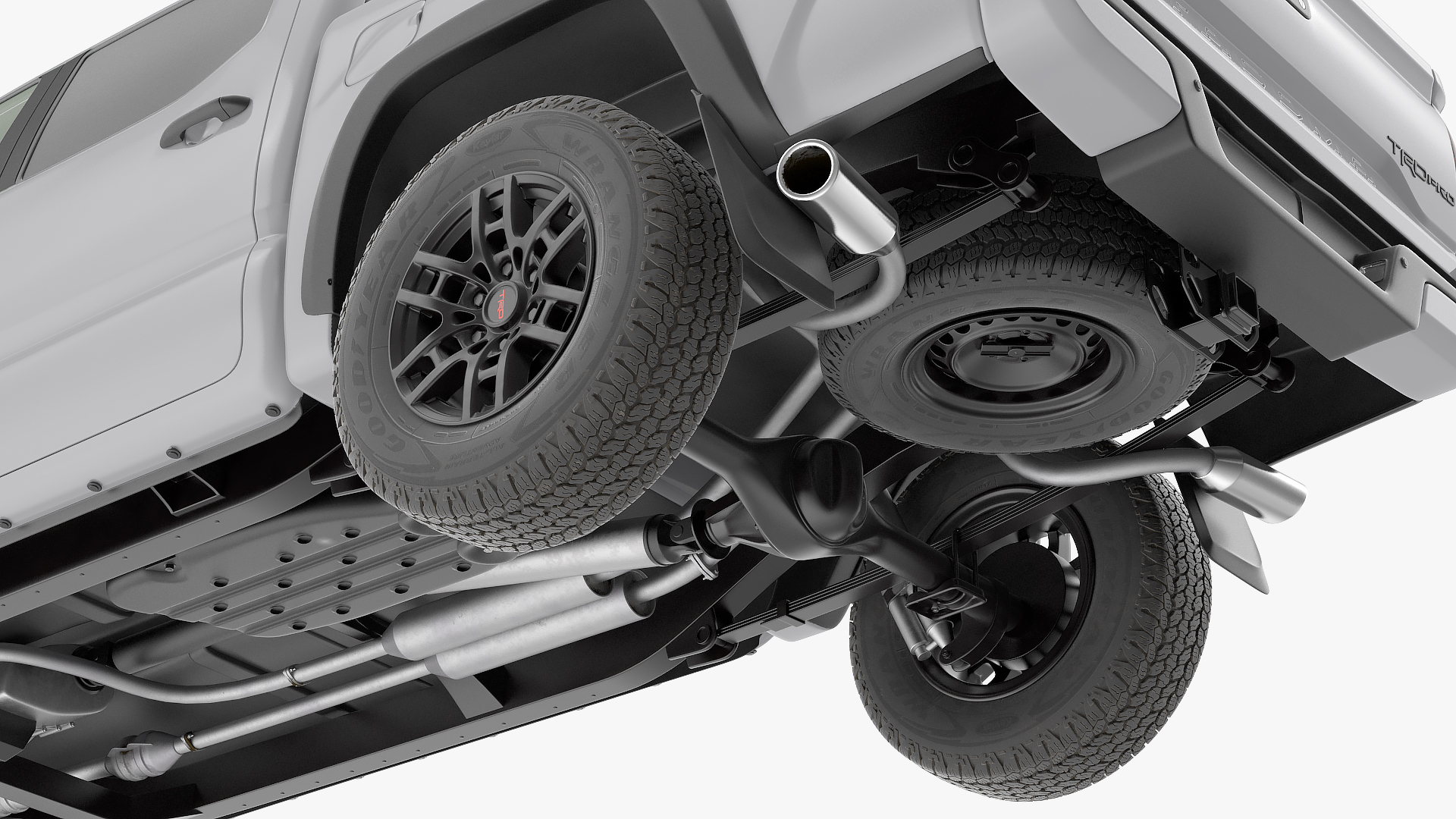 3D Toyota Tacoma TRD Pro Silver Sky Metallic 2021