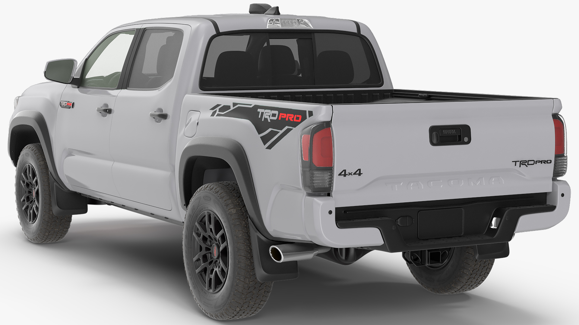 3D Toyota Tacoma TRD Pro Silver Sky Metallic 2021
