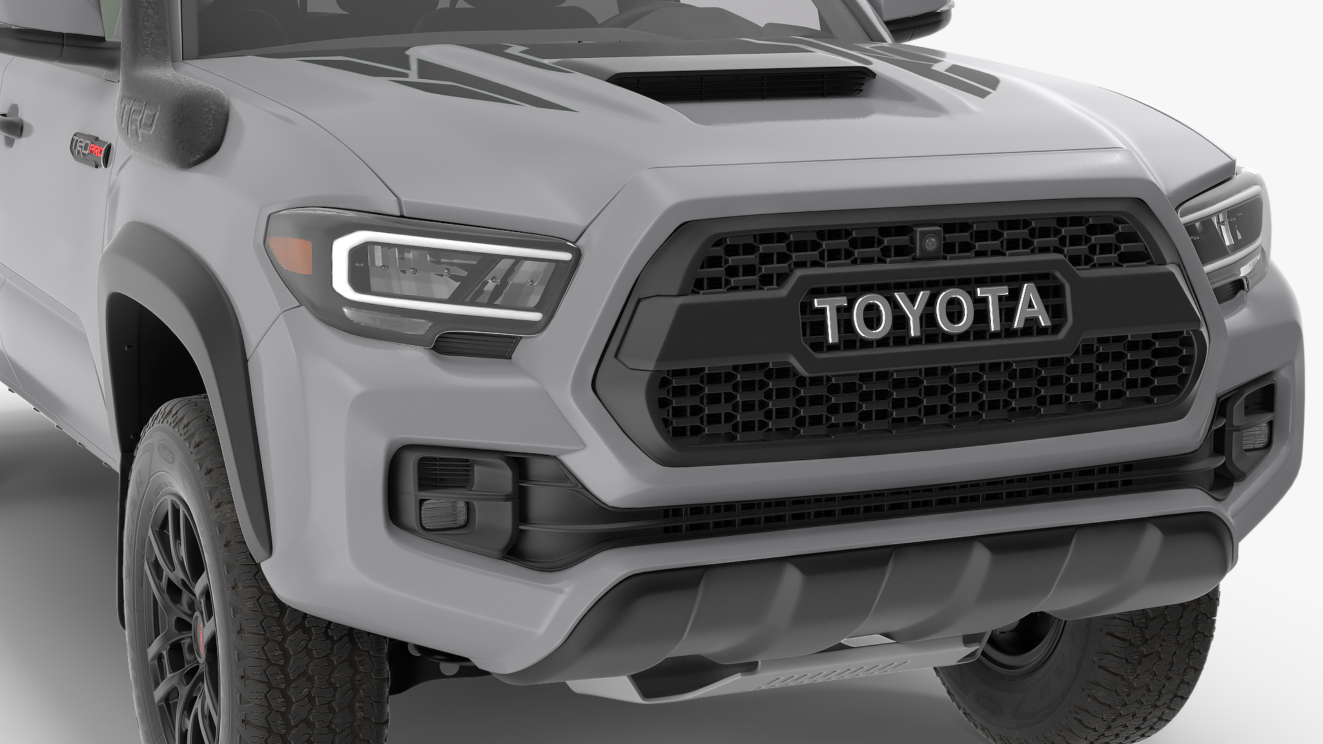 3D Toyota Tacoma TRD Pro Silver Sky Metallic 2021