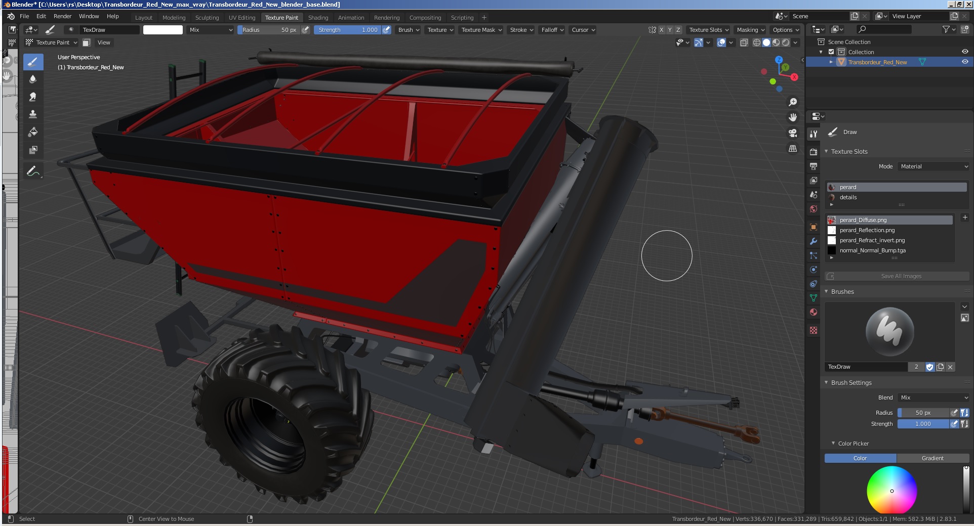 3D model Transbordeur Red New