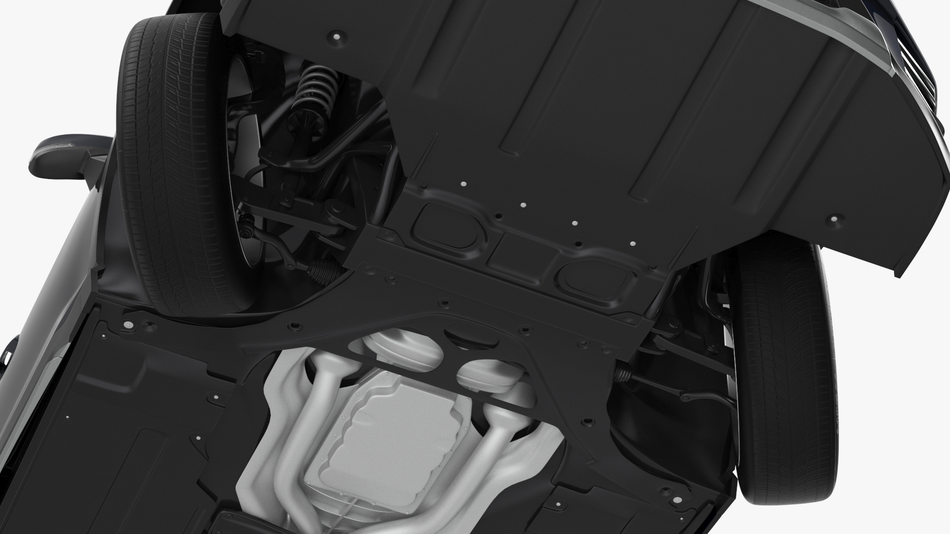 3D Subaru Forester 2022 Black Rigged model