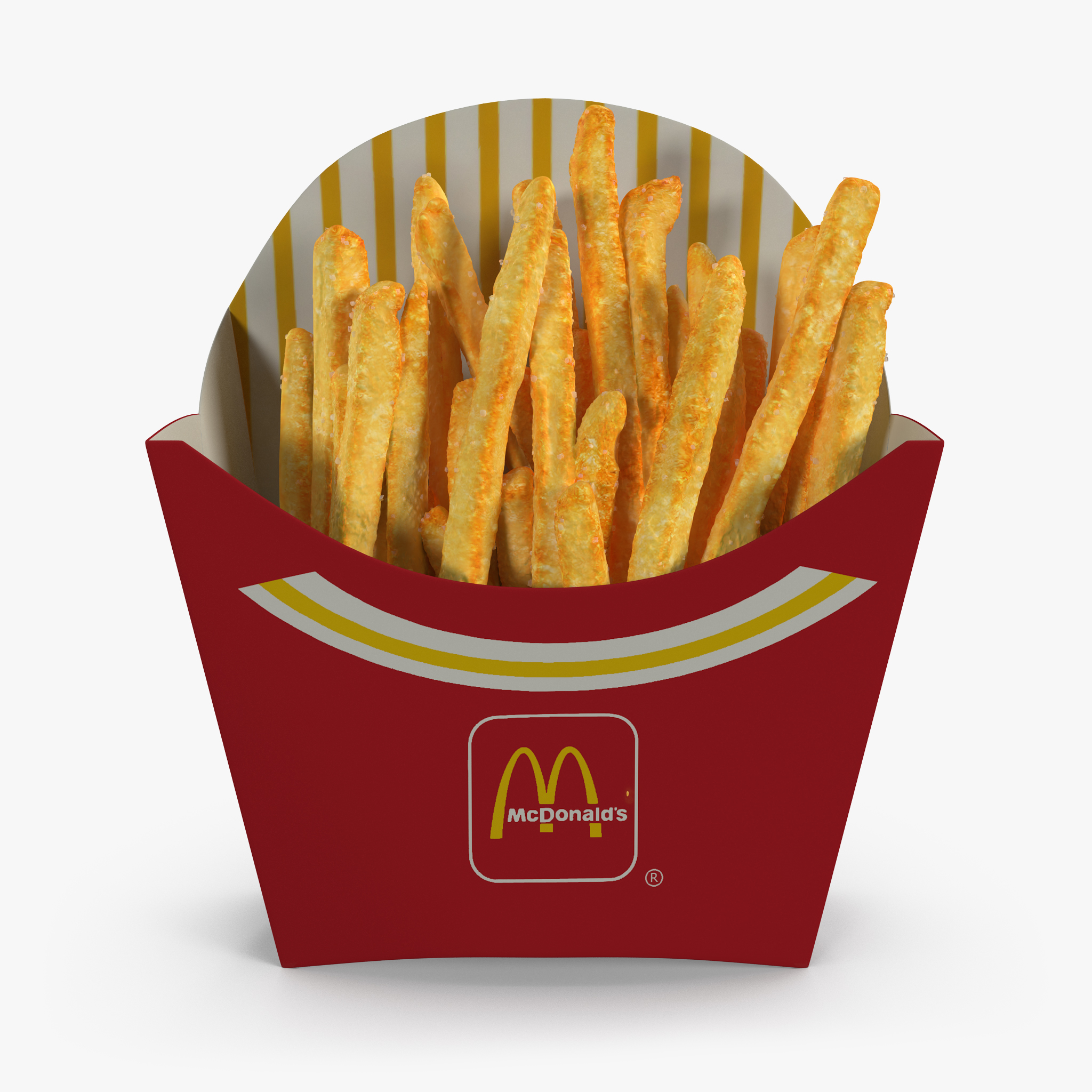 French Fry Box McDonalds, view 5