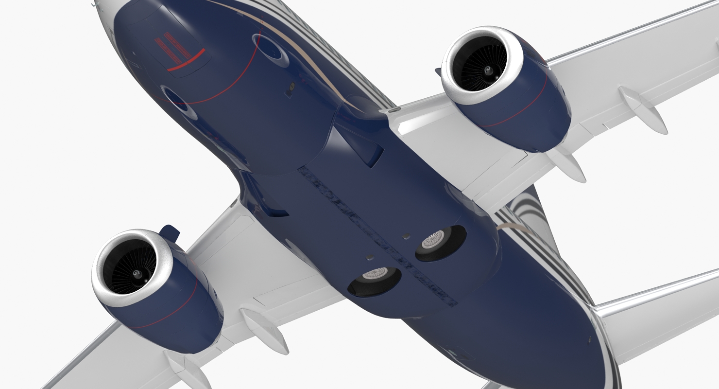 3D Boeing 737 700 with Interior Generic Rigged model