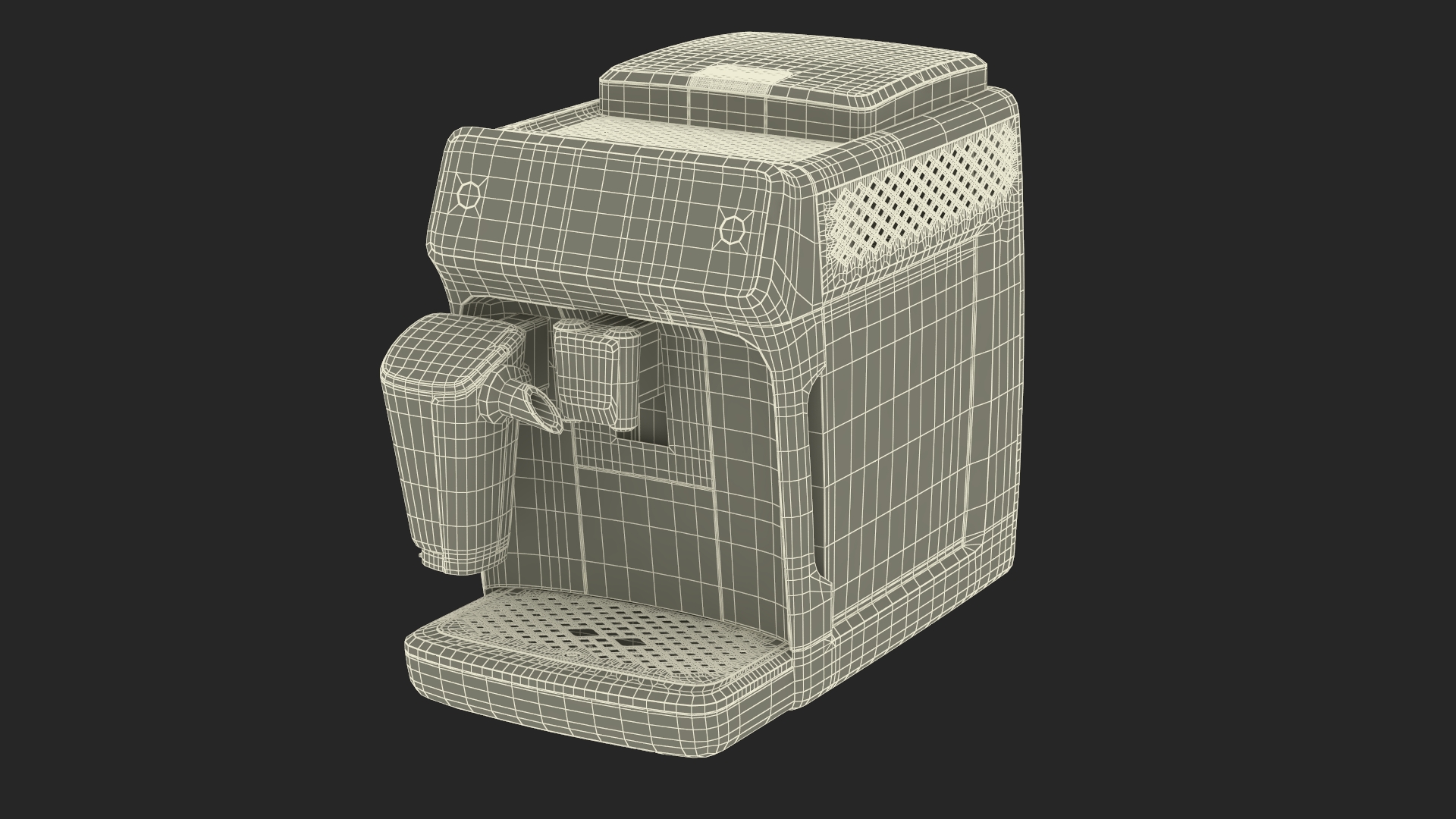 3D Automatic Espresso Machine Grey in Working Order model