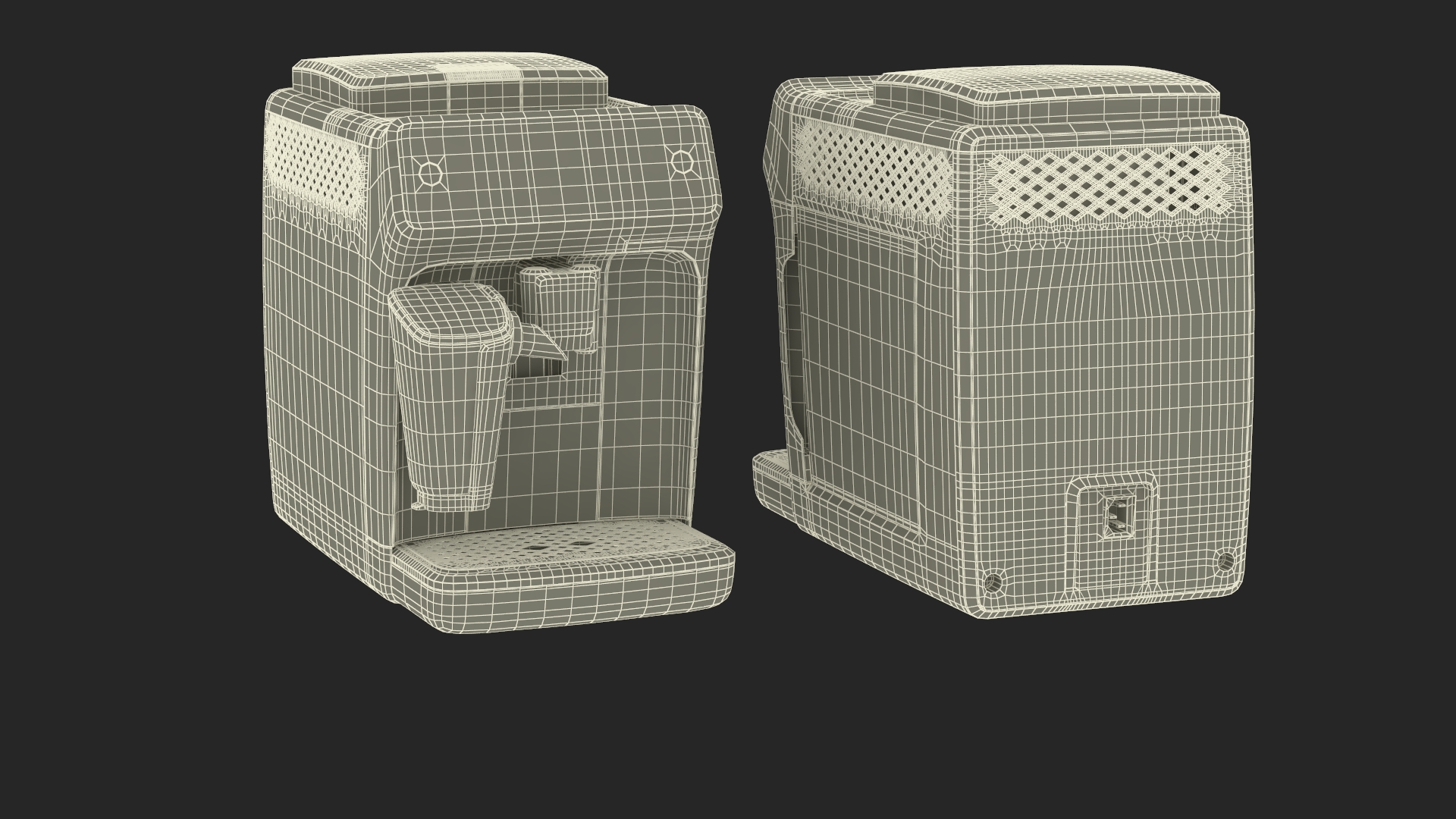 3D Automatic Espresso Machine Grey in Working Order model