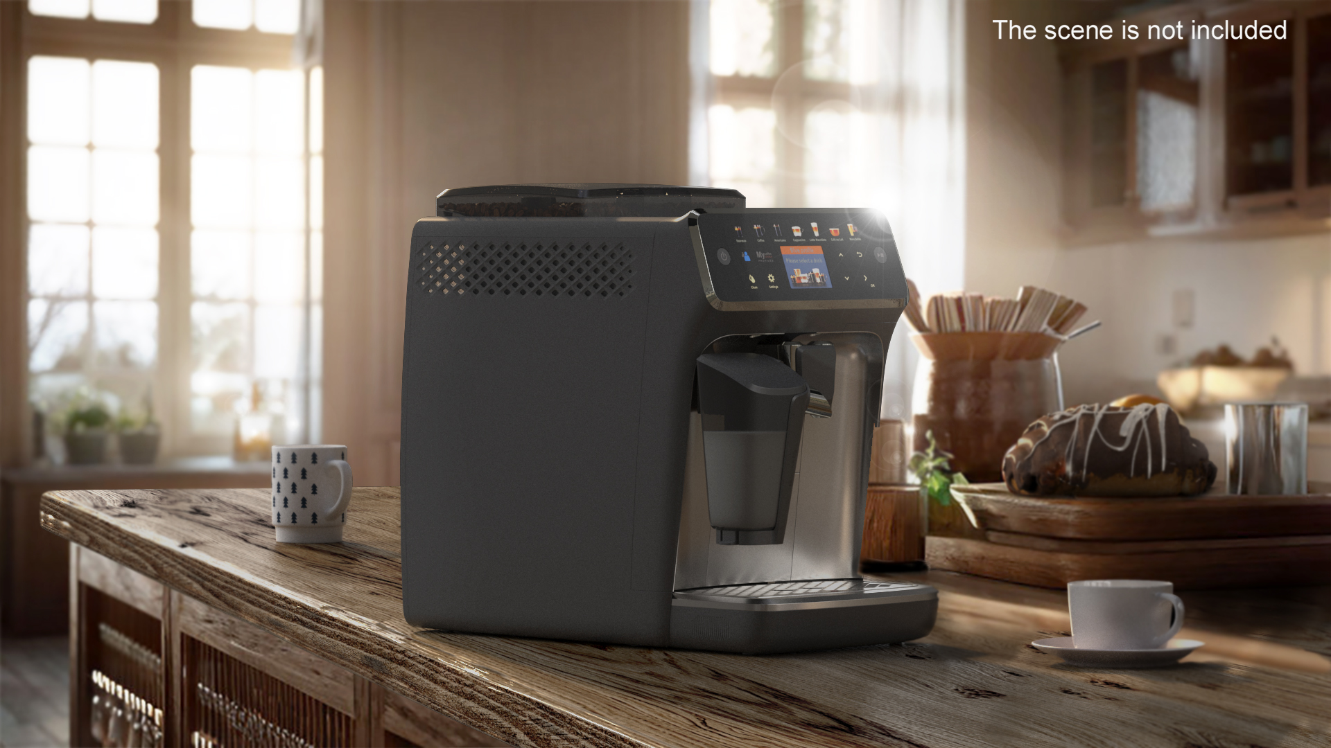3D Automatic Espresso Machine Grey in Working Order model