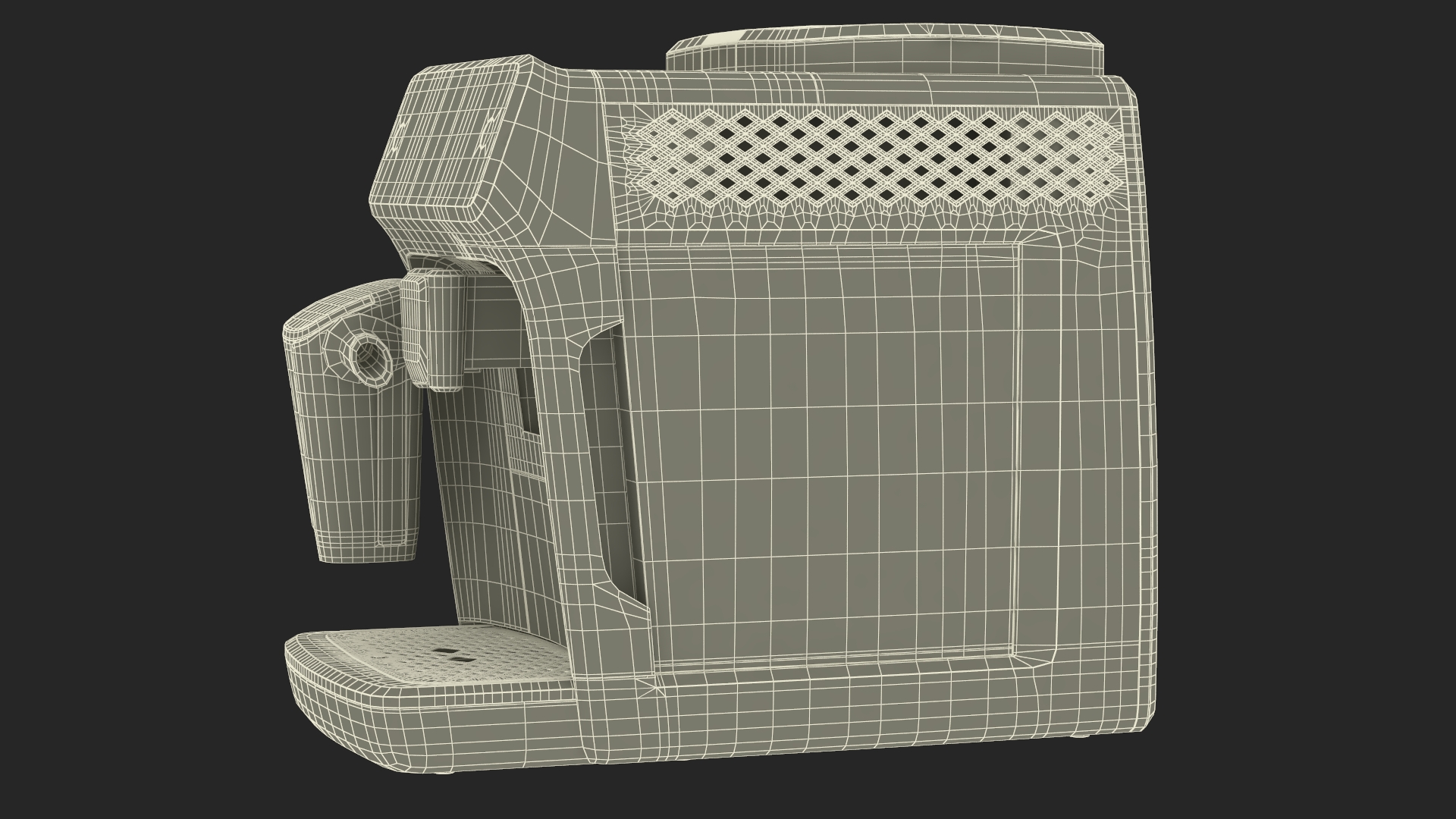 3D Automatic Espresso Machine Grey in Working Order model