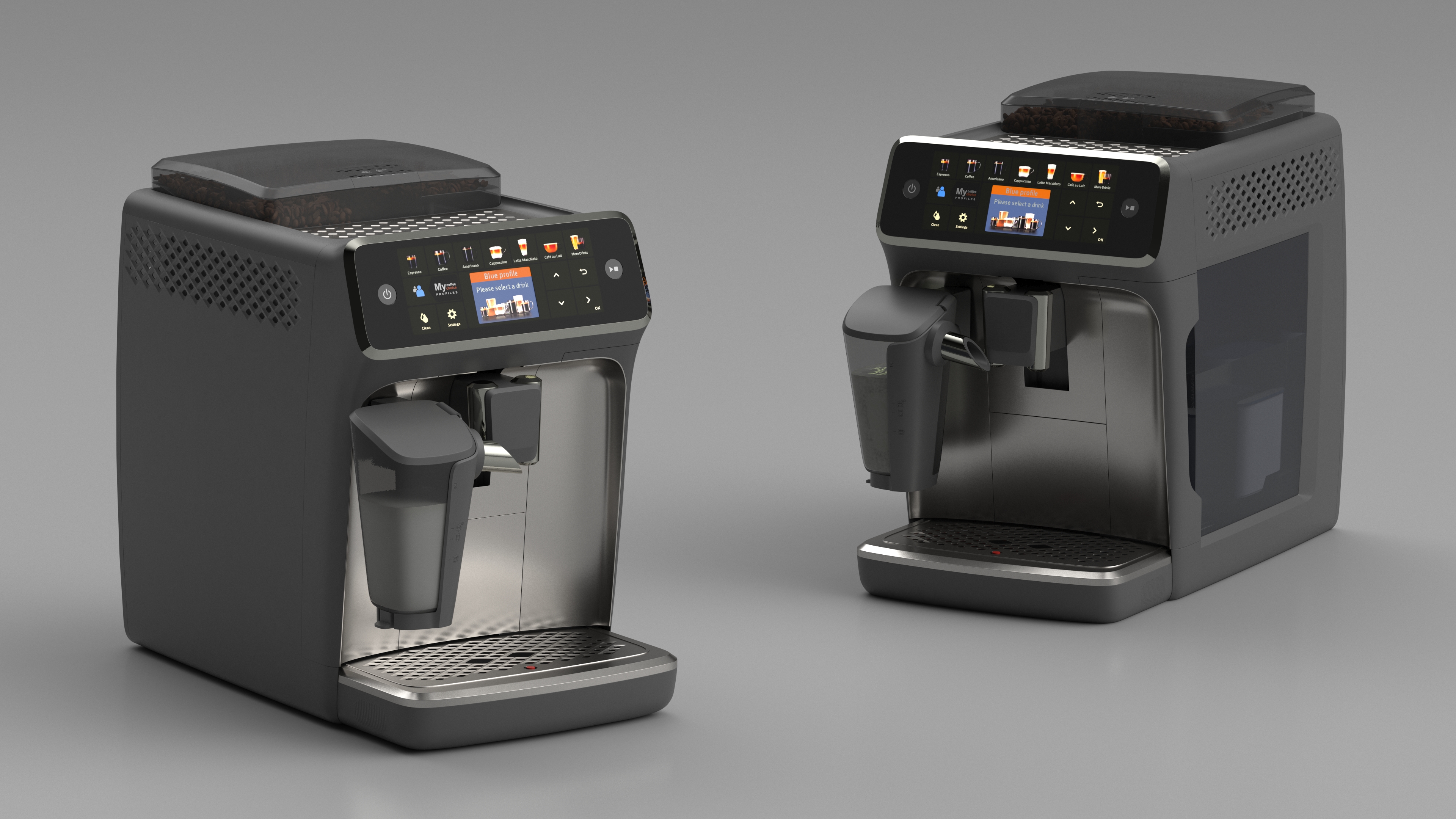 3D Automatic Espresso Machine Grey in Working Order model