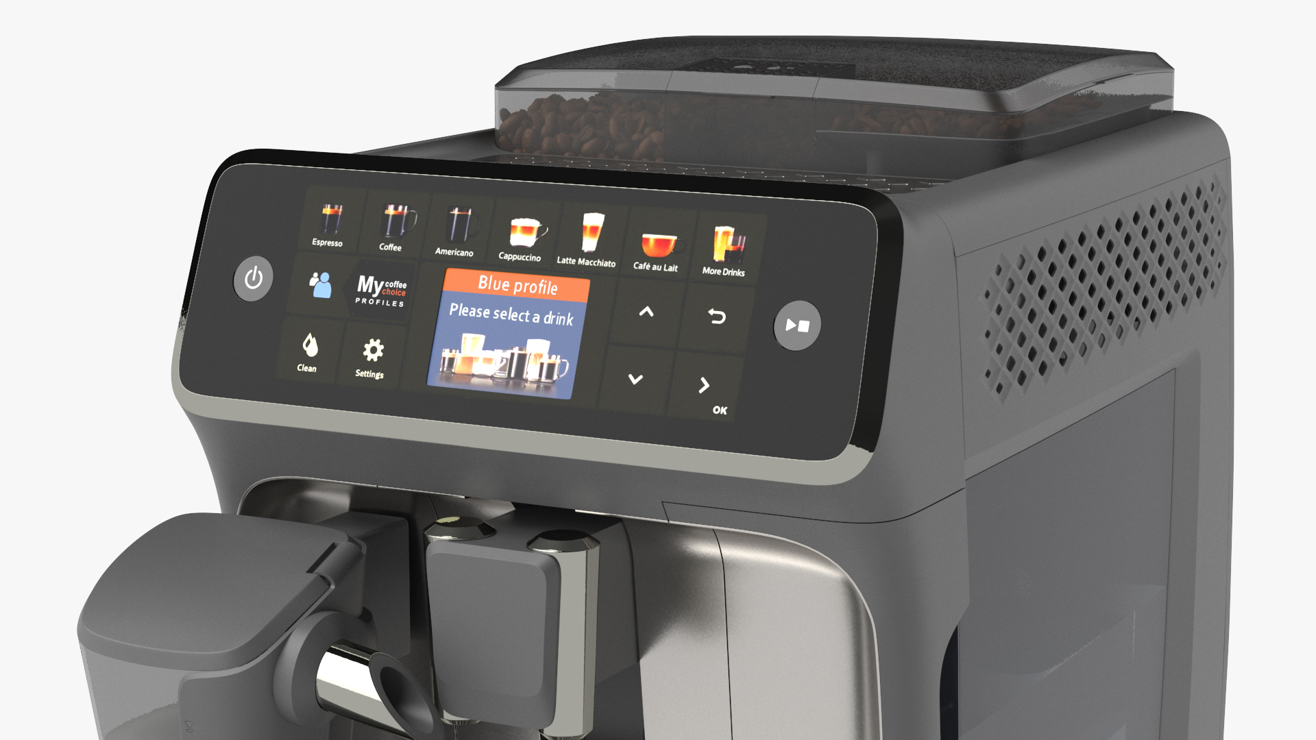 3D Automatic Espresso Machine Grey in Working Order model