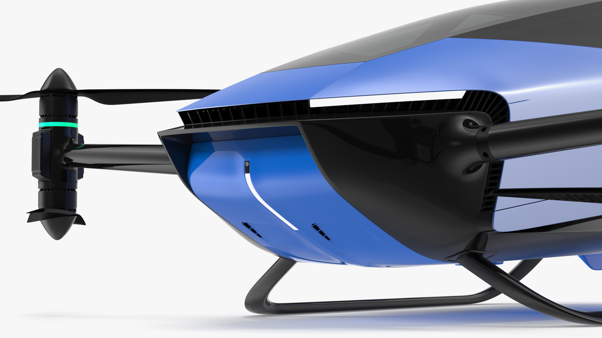 3D Flying Car for Two Seats Rigged