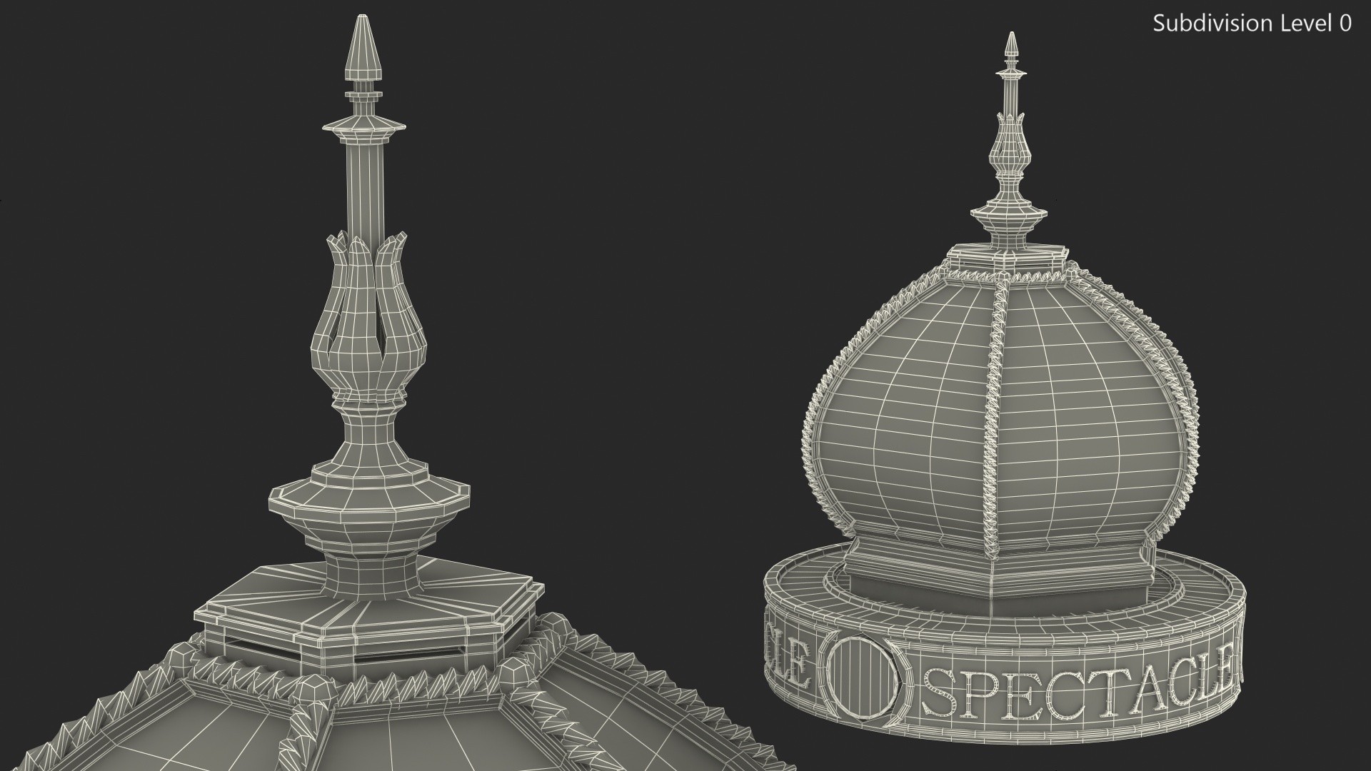 Advertising Column top 3D