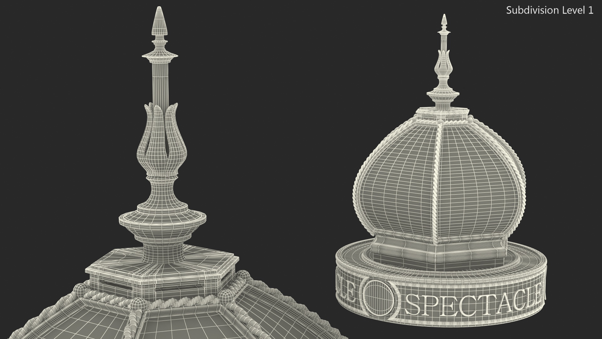 Advertising Column top 3D