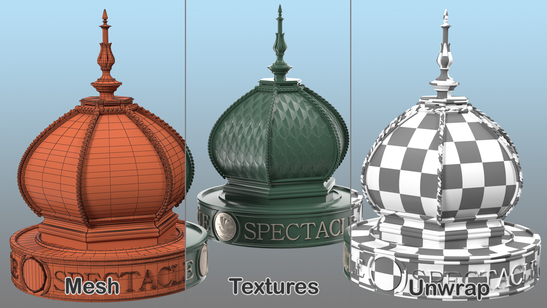 Advertising Column top 3D