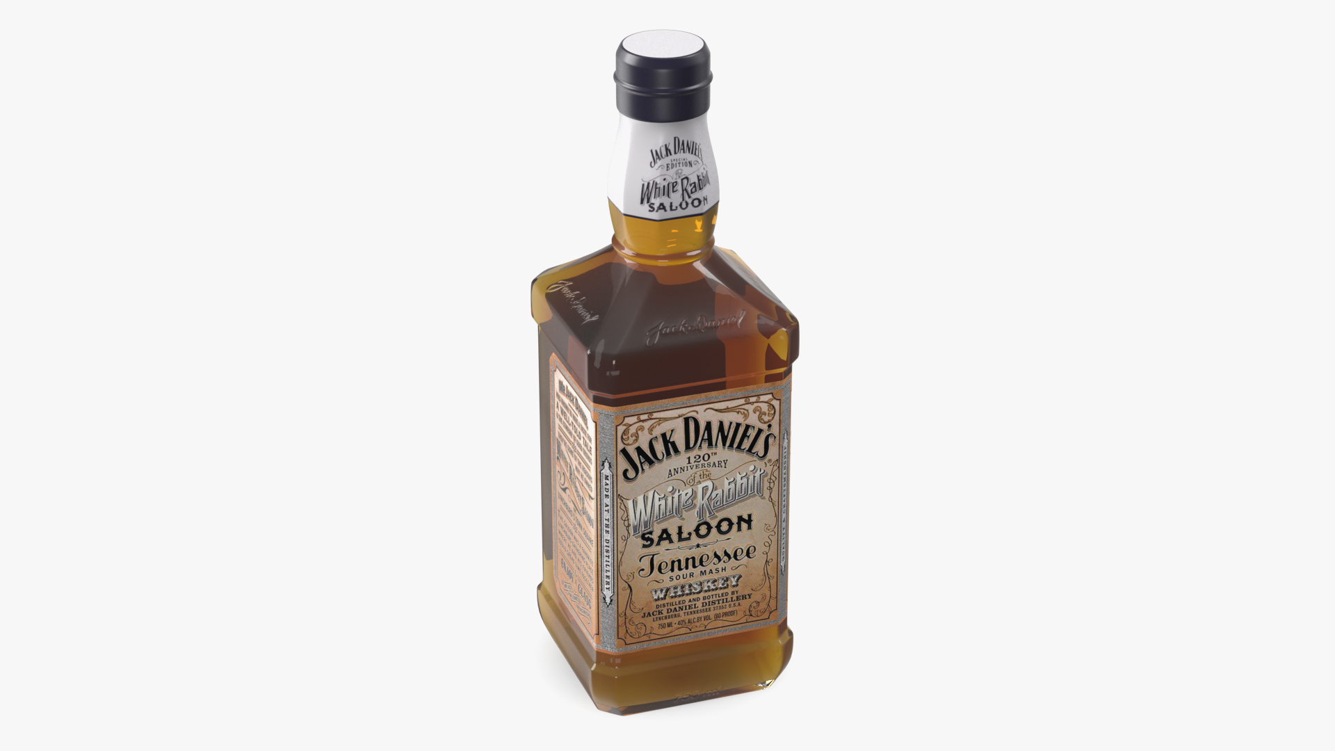3D model Jack Daniels White Rabbit Saloon Whiskey