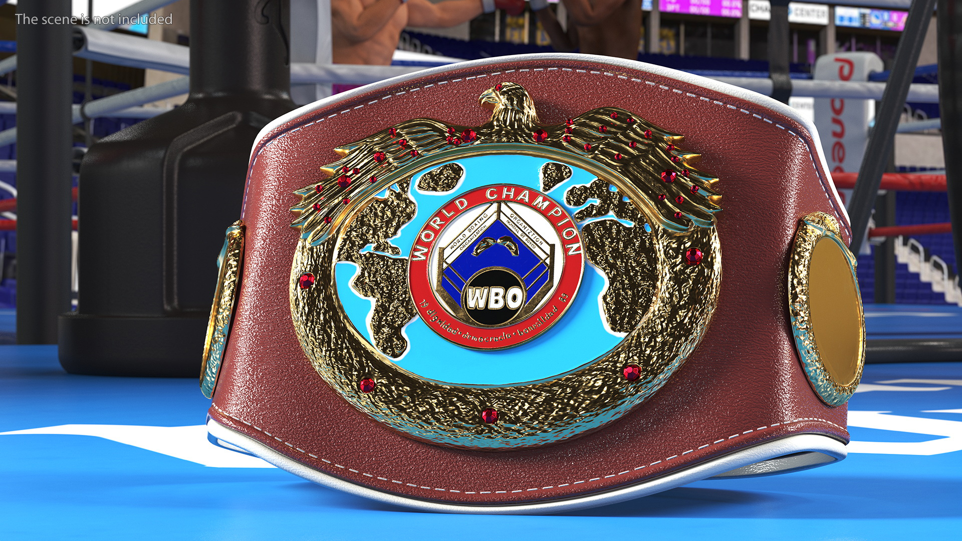 WBO World Champion Belt Fur 3D