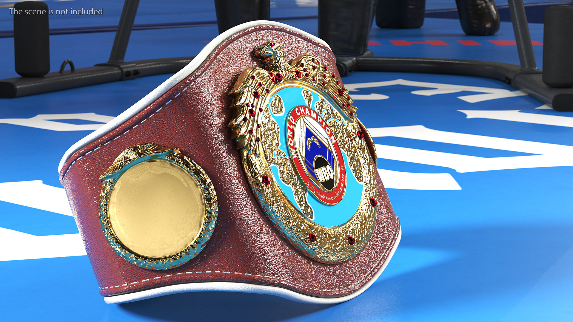 WBO World Champion Belt Fur 3D