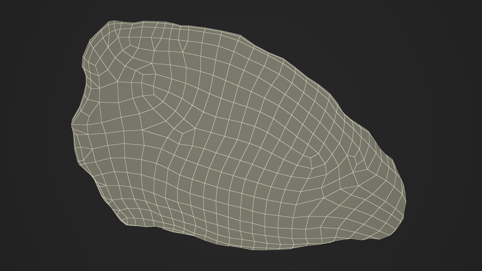 3D Opened Oyster model