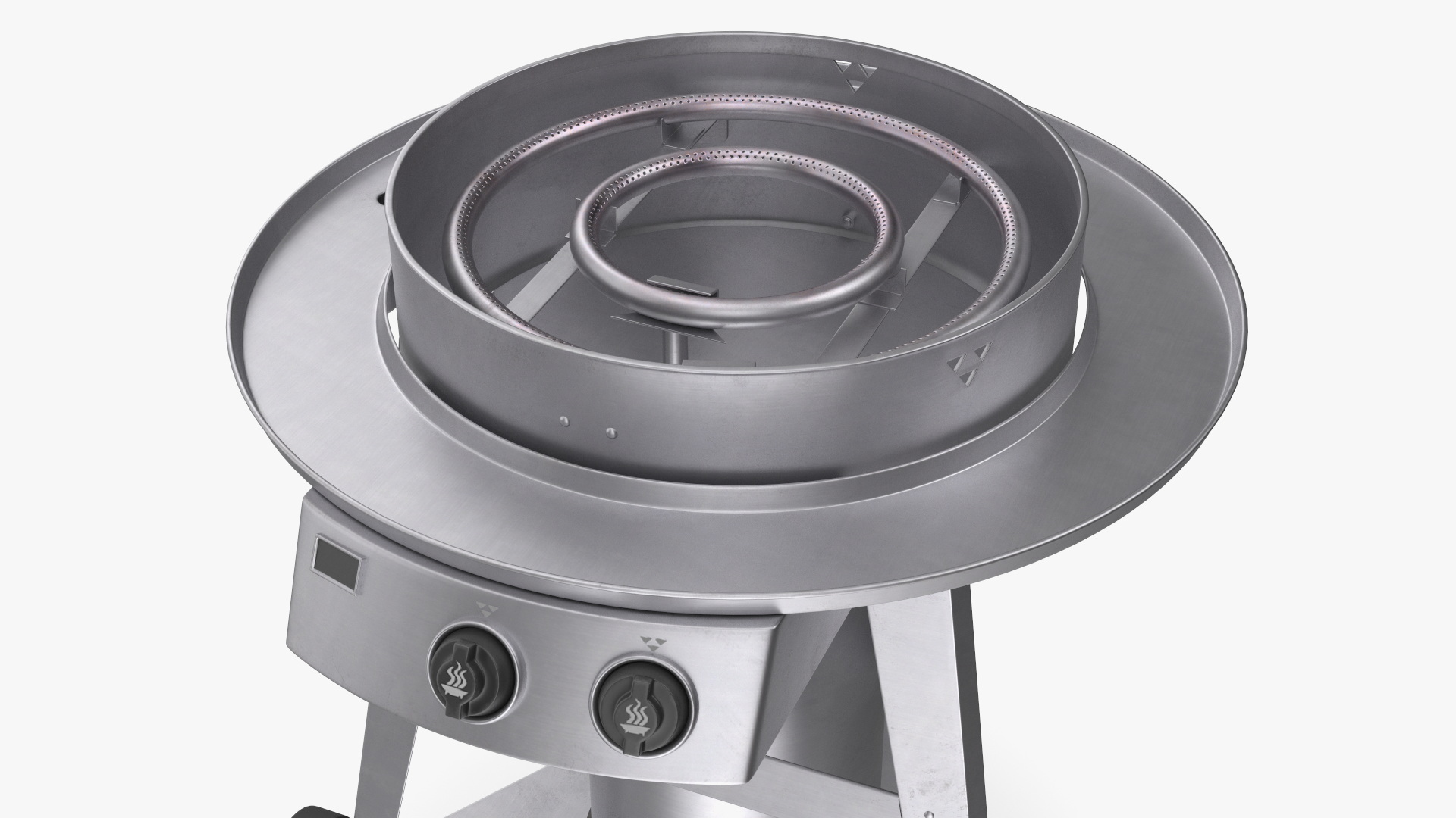3D Professional Wheeled Cart Griddle model