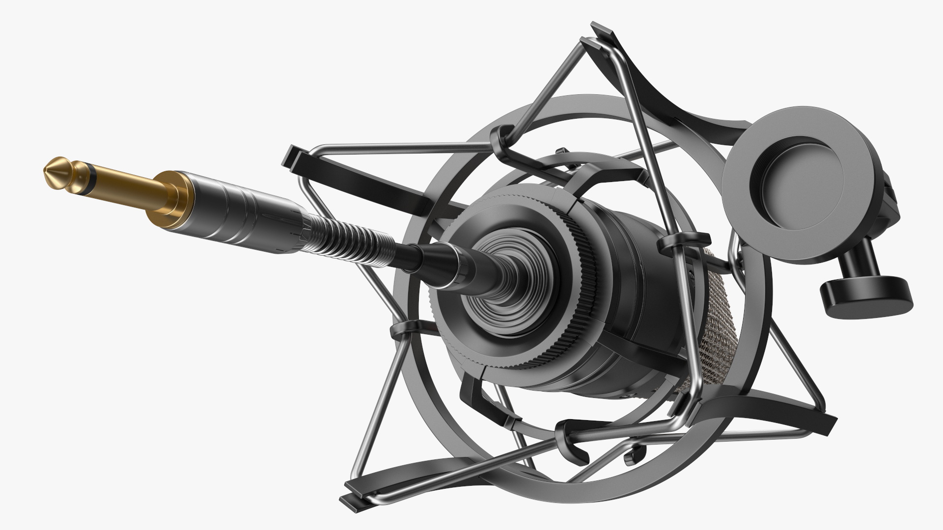 Professional Studio Microphone with Shock Mount 3D