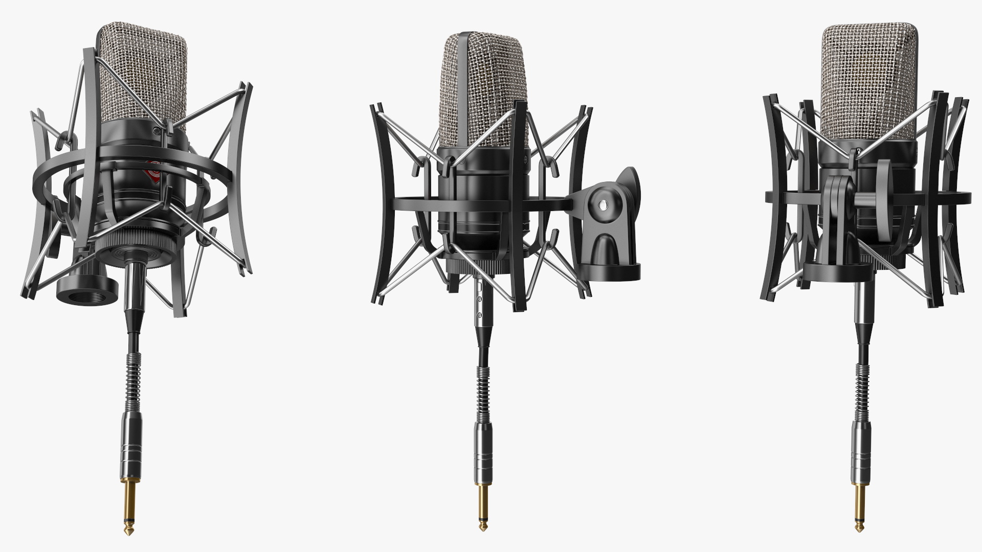 Professional Studio Microphone with Shock Mount 3D
