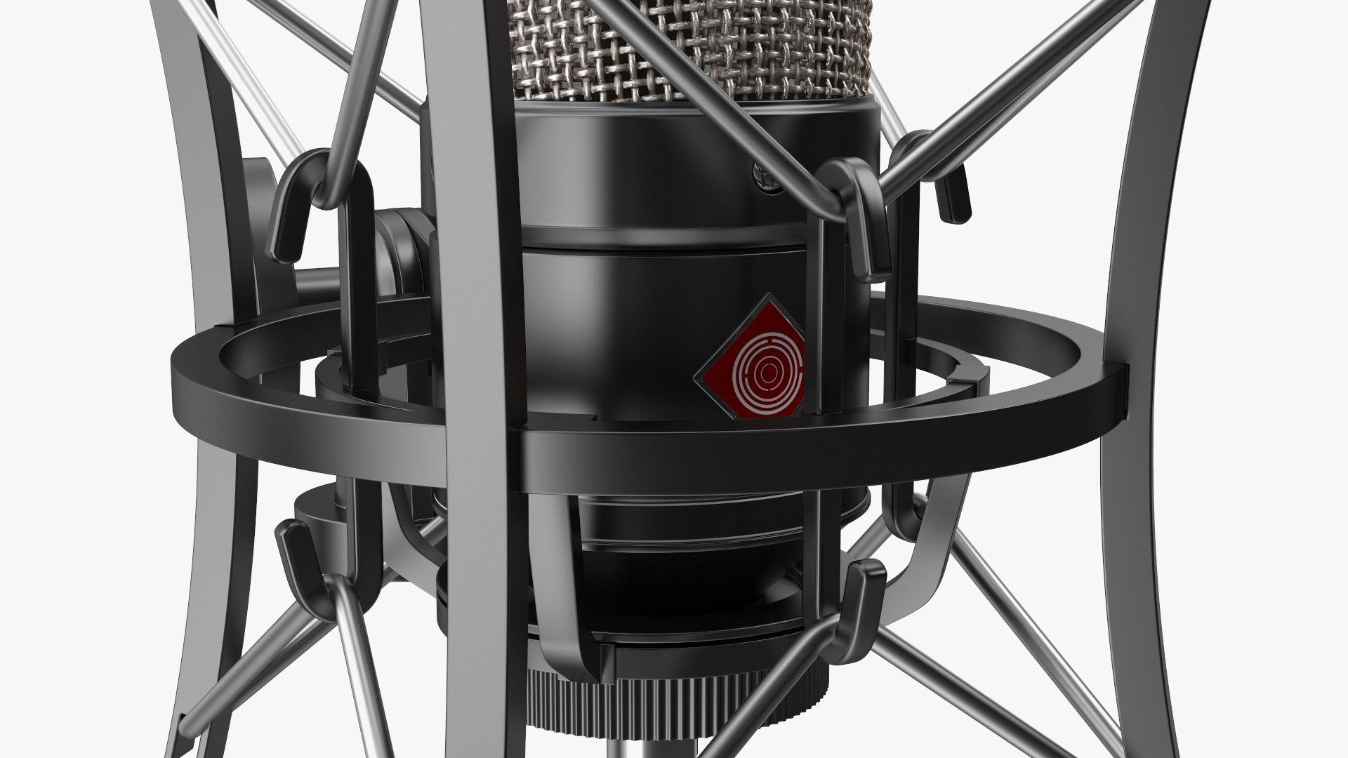 Professional Studio Microphone with Shock Mount 3D