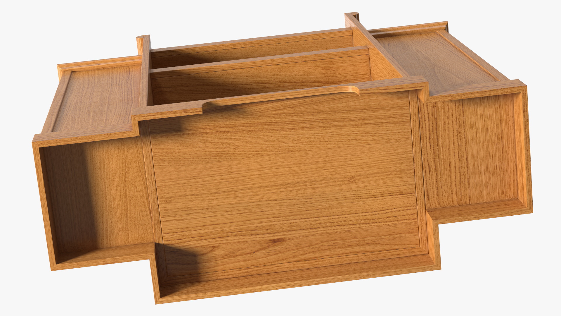 Religious Pulpit Light Wood 3D